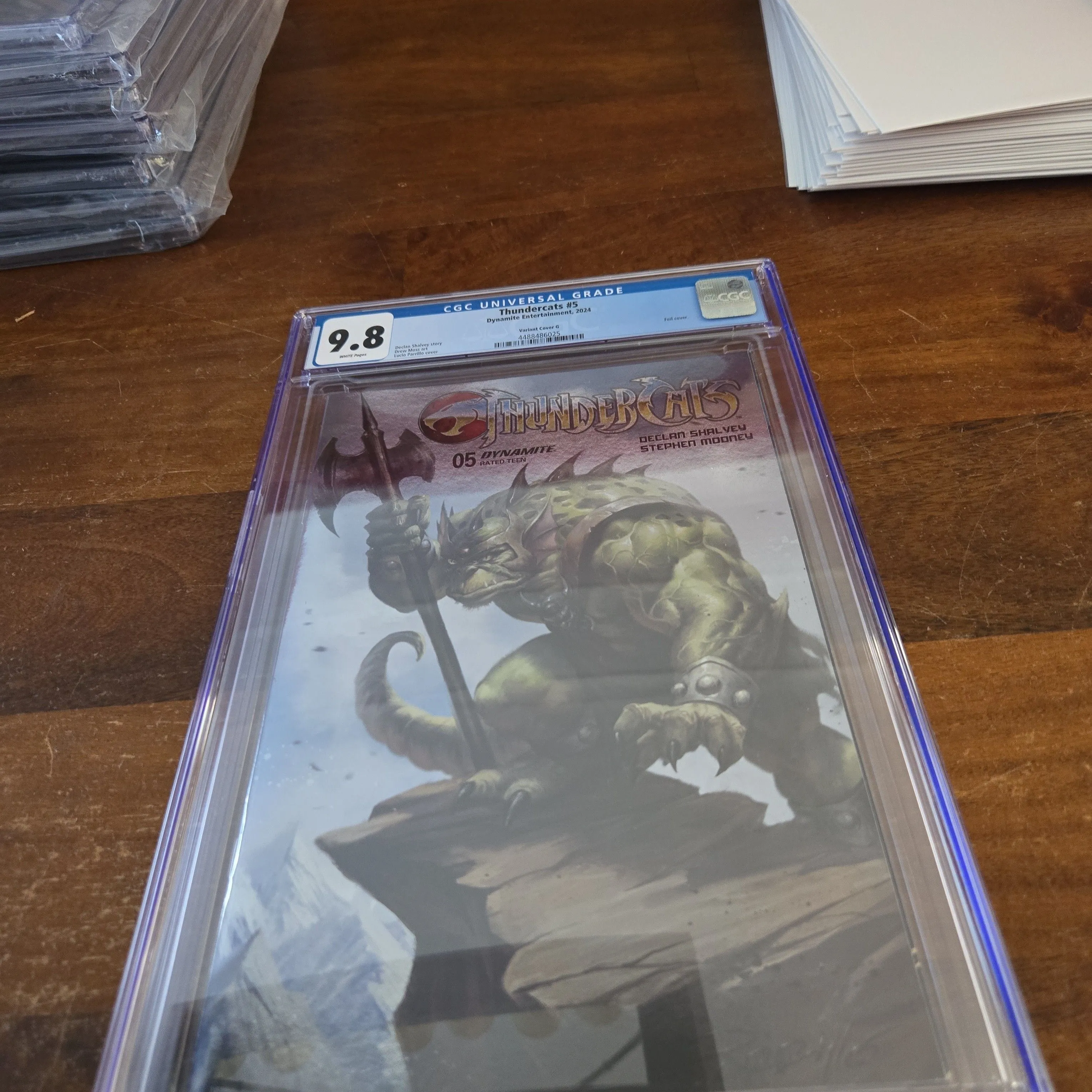Product image for Thundercats #5 CGC 9.8 Foil Cover 
