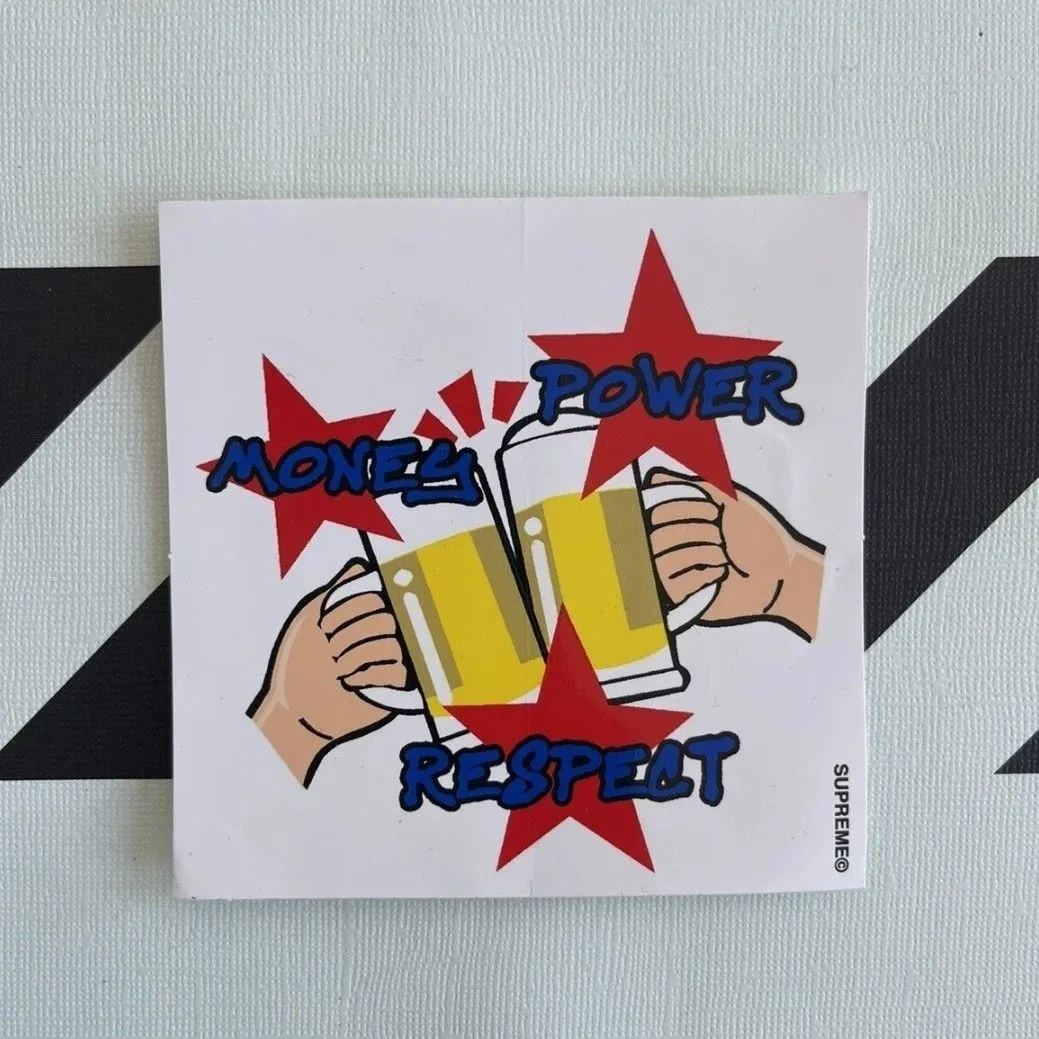 Product image for Supreme Money, Power, Respect Sticker FW19