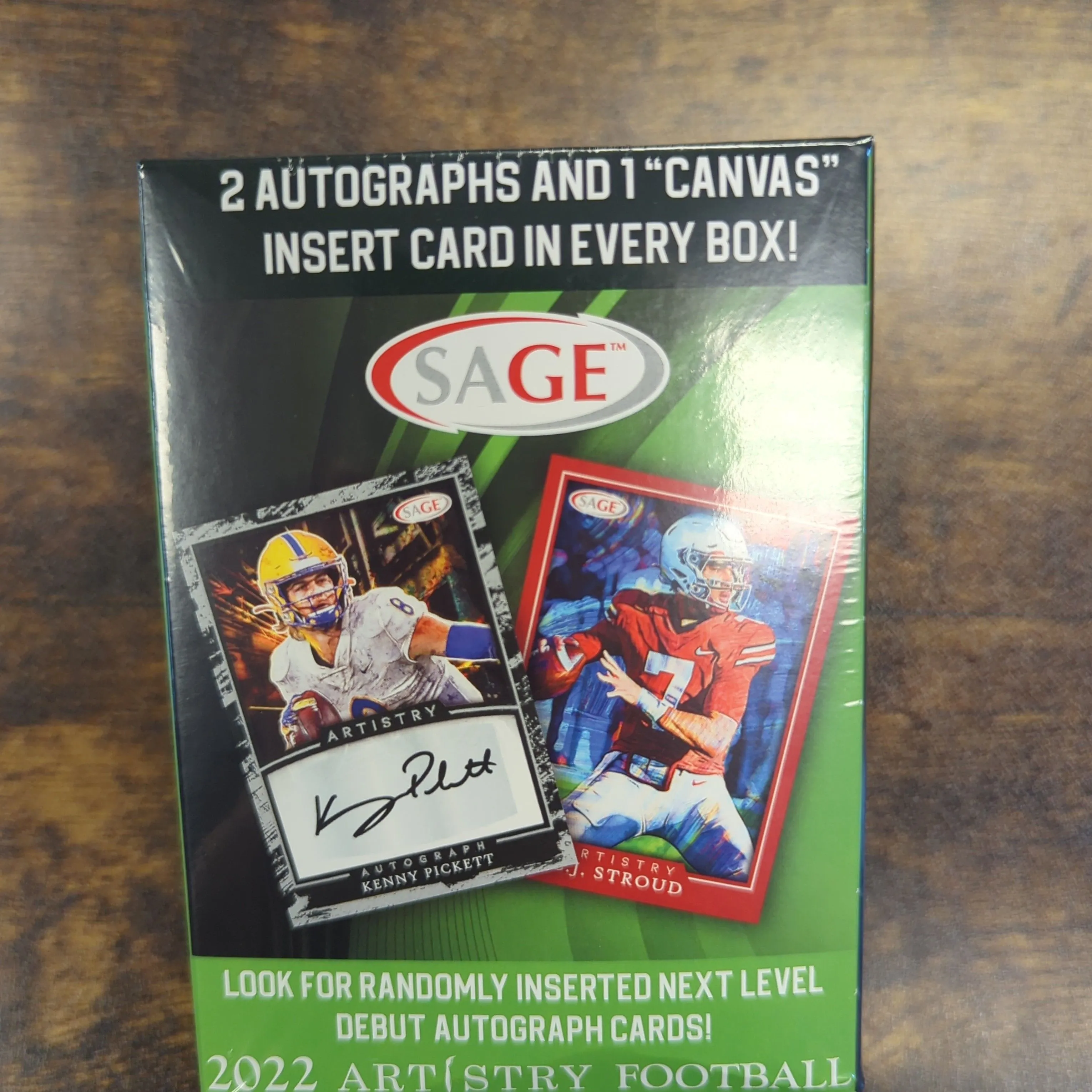 Product image for Sage 2022 Artistry Football Blaster Ripped and Shipped