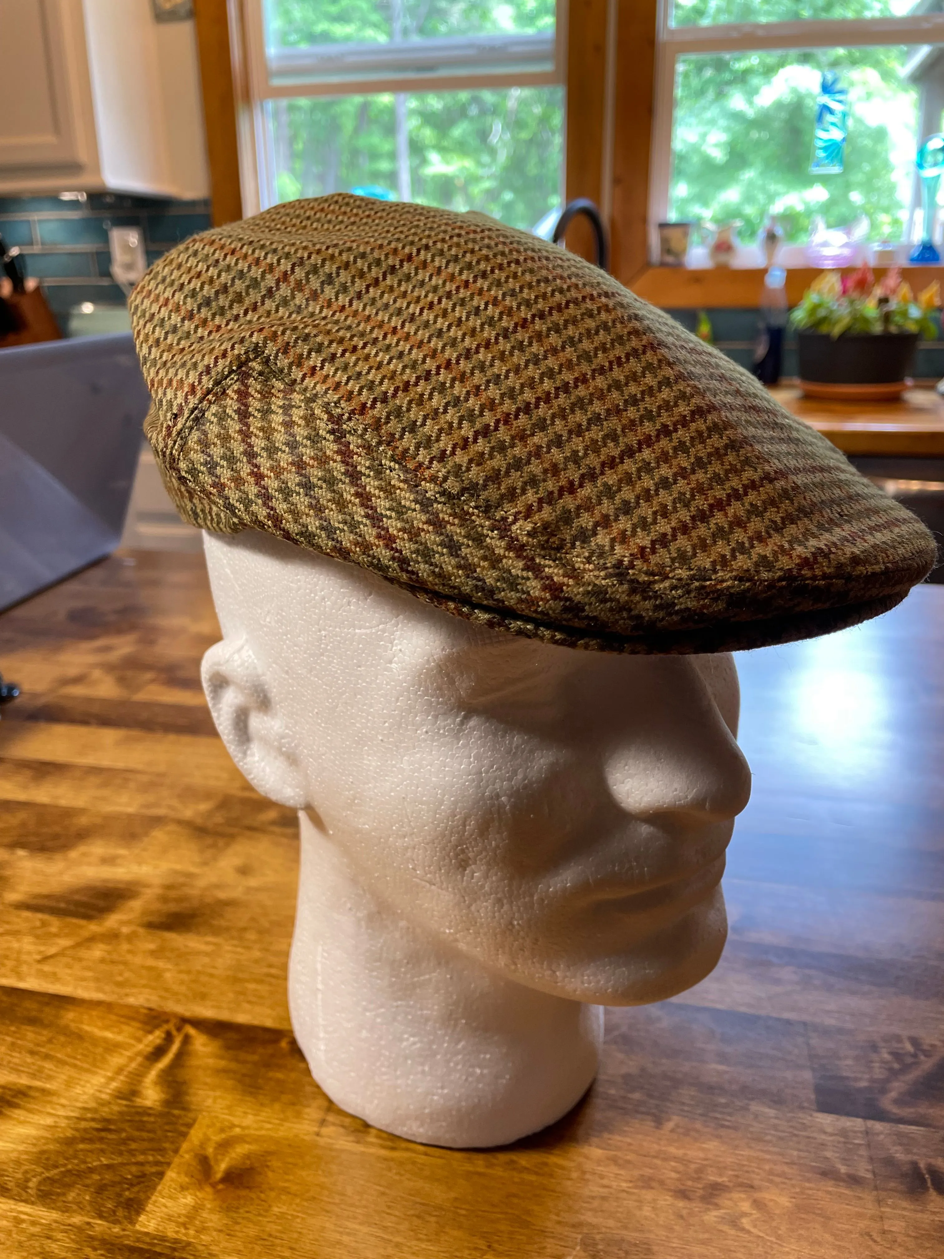 Product image for Vintage Cashmere Newsboy Cap