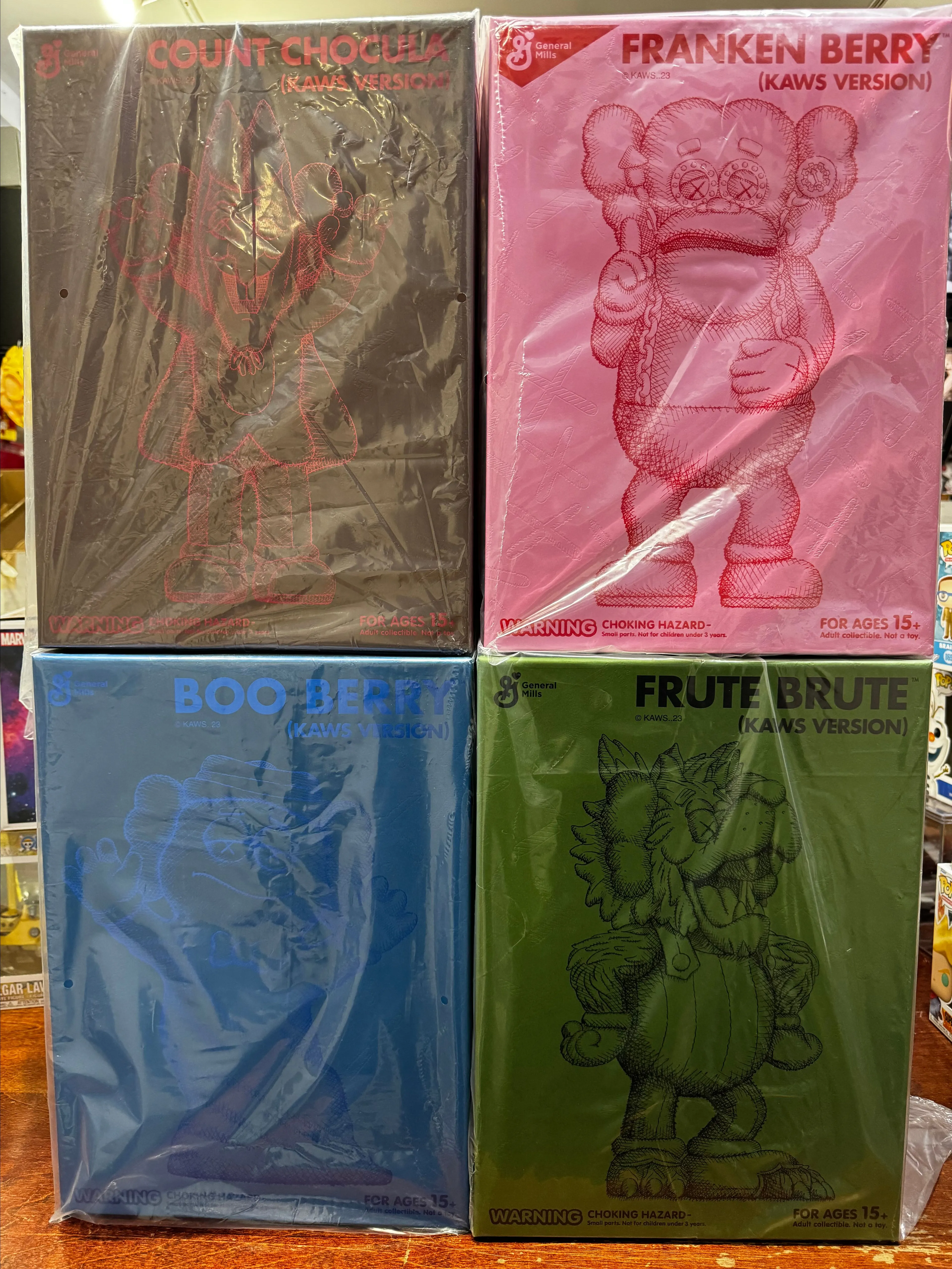 Product image for Kaws Monsters Cereal Set