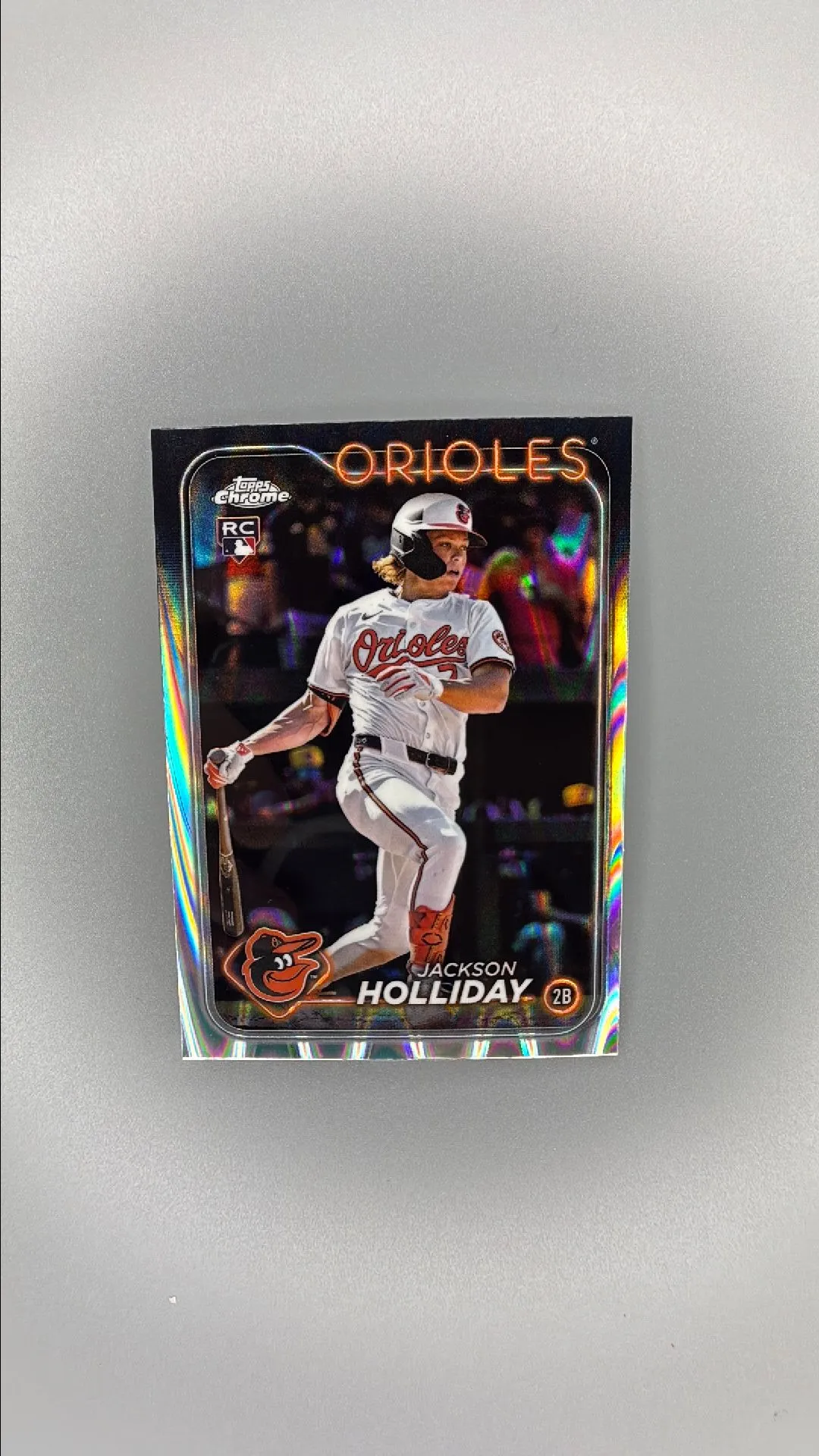Product image for 2024 Topps Chrome Update Series USC200 Jackson Holiday Ray Wave Refractor