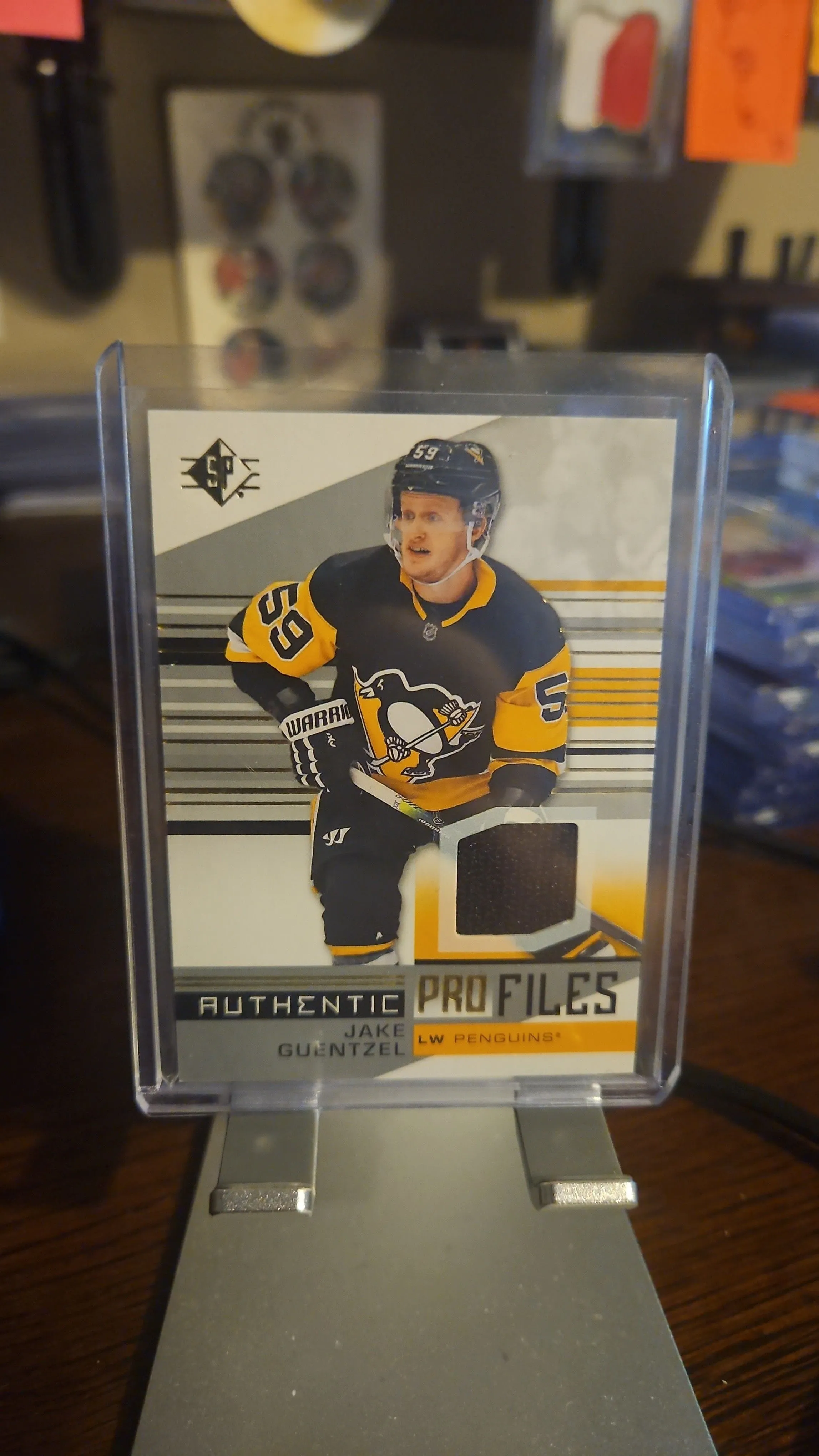 Product image for Jake Guentzel Patch...2019-20 SP Hockey Authentic Profiles..Penguins