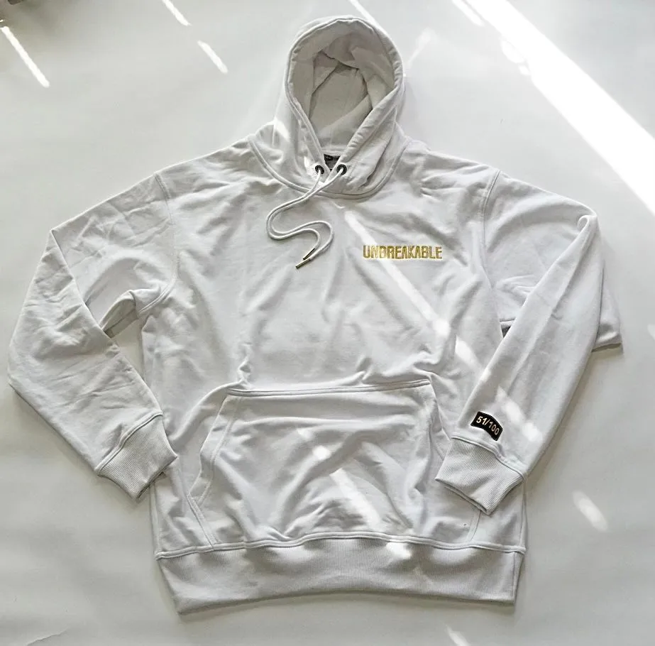 Product image for Gratitude White Hoodie M