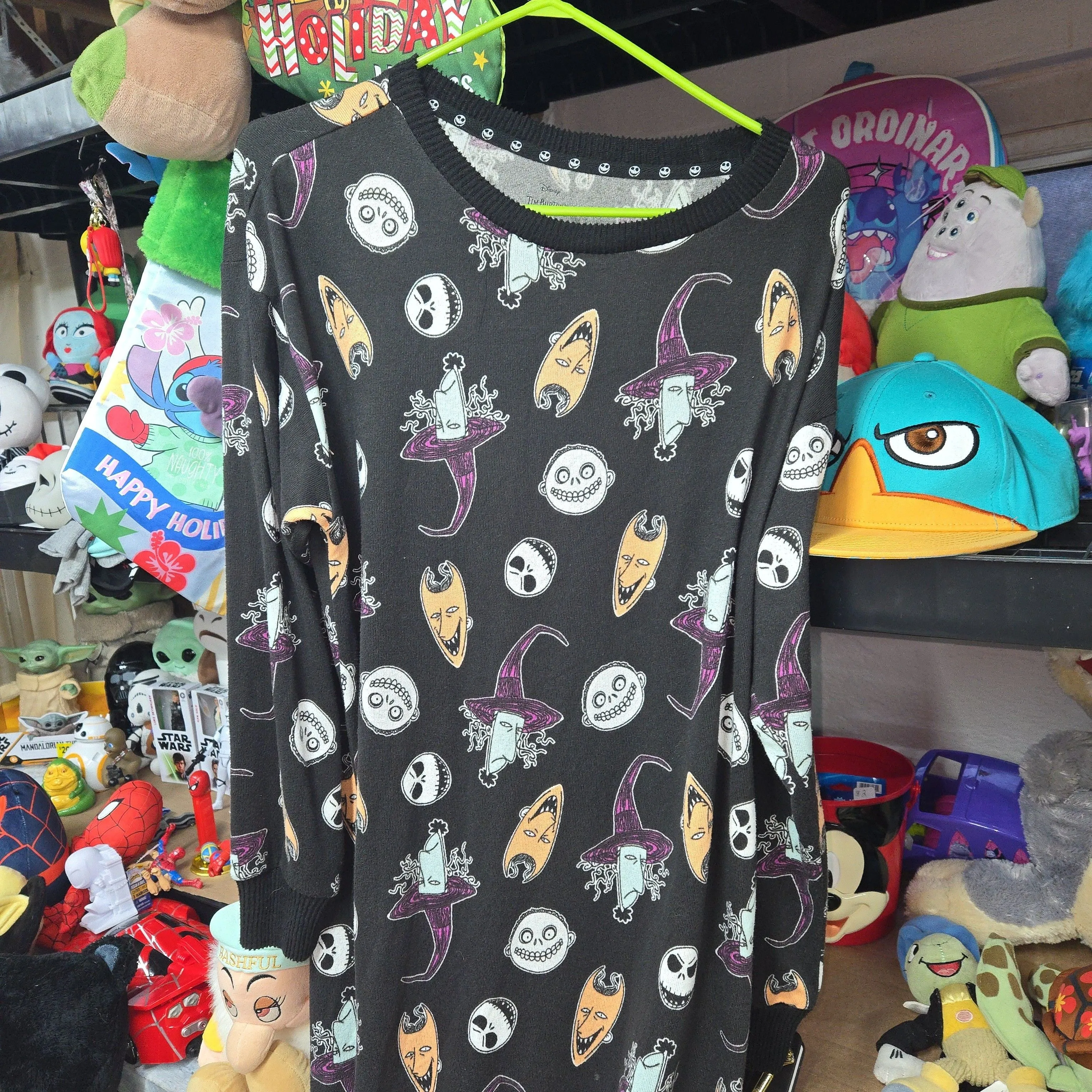 Product image for Nightmare Before Christmas  AOP Top size Adult Small 