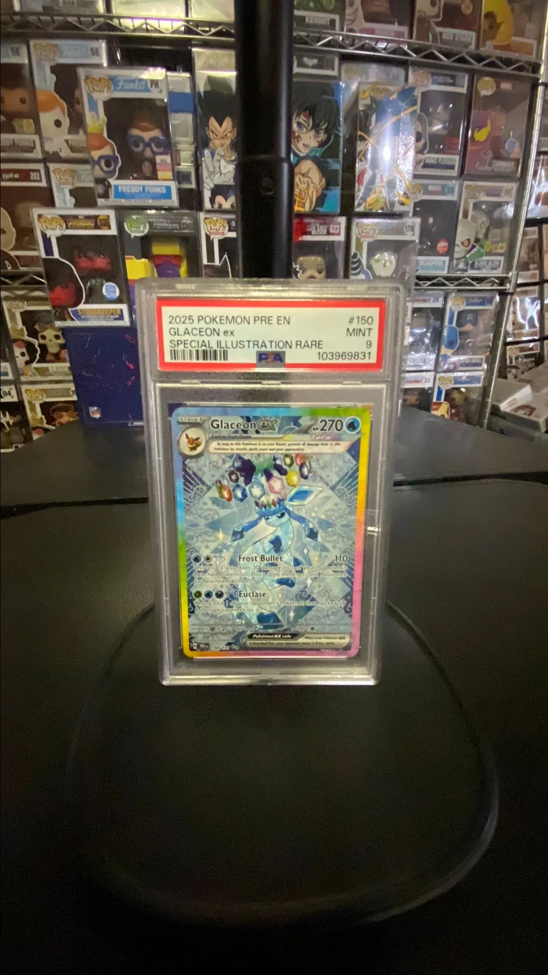 Product image for Glacéon ex special illustration rare  2025 Pokémon Pre En