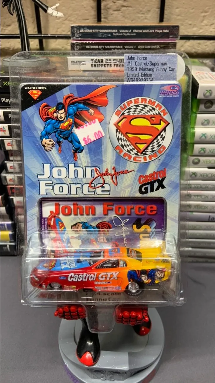 Product image for ACTION Joe Amato SUPERMAN Tenneco 1:64 Scale Top Fuel DRAGSTER 1999 MIP Dynomax