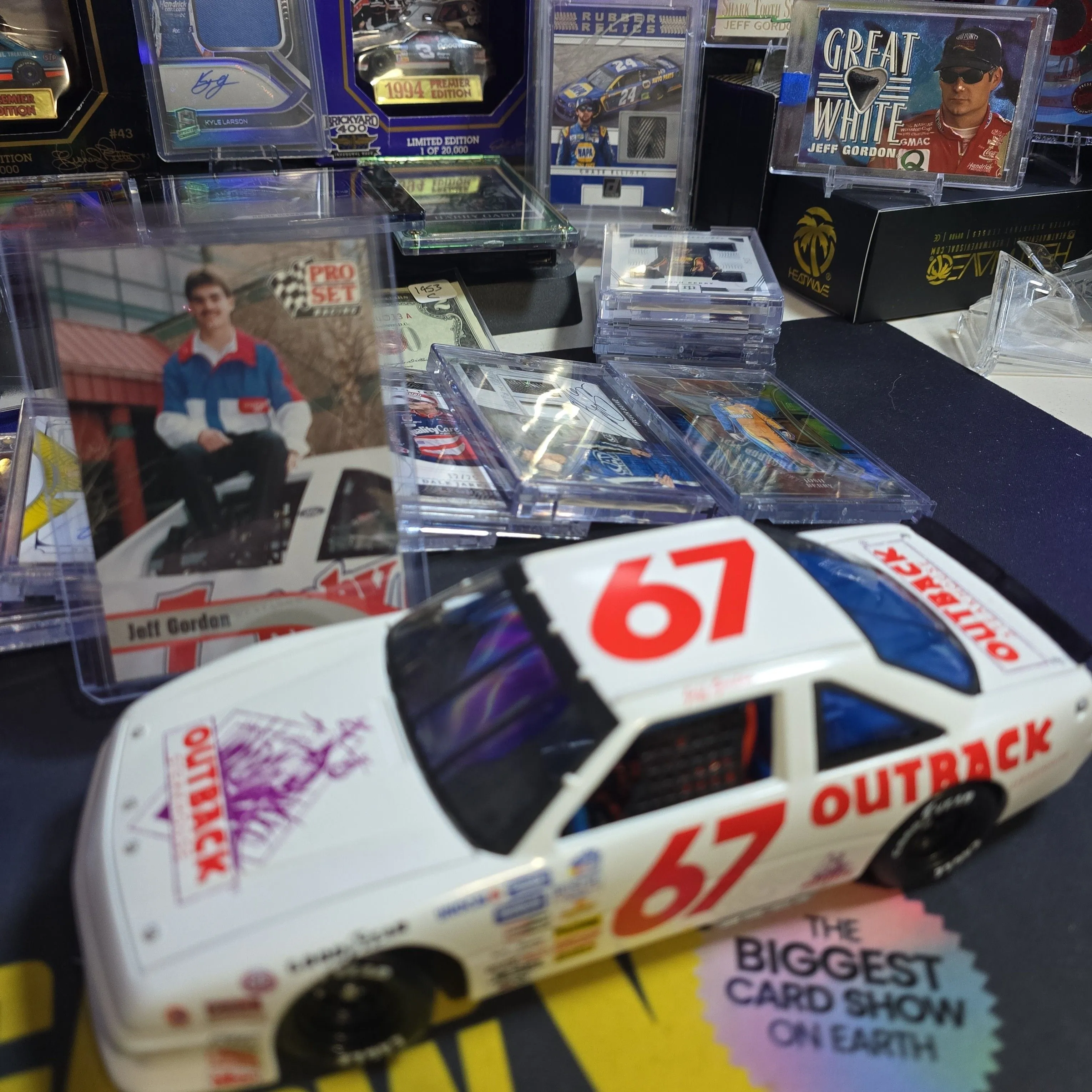 Product image for Jeff Gordon 1:24 OUTBACK ROOKIE CAR AND CARD