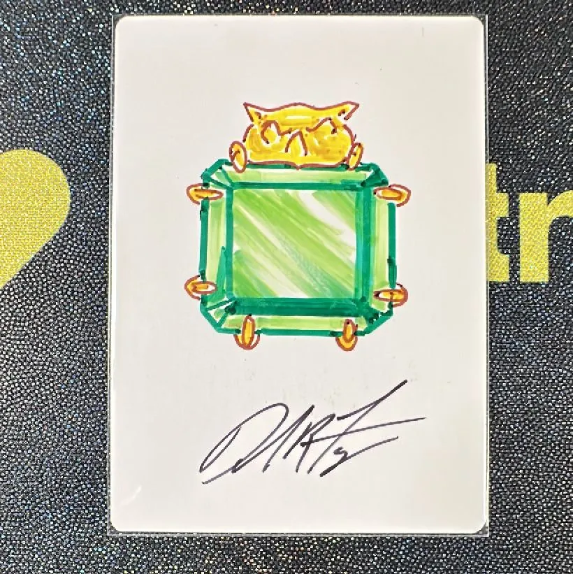 Product image for Mox Emerald Sketch on Foil Artist Proof Gruul Signet