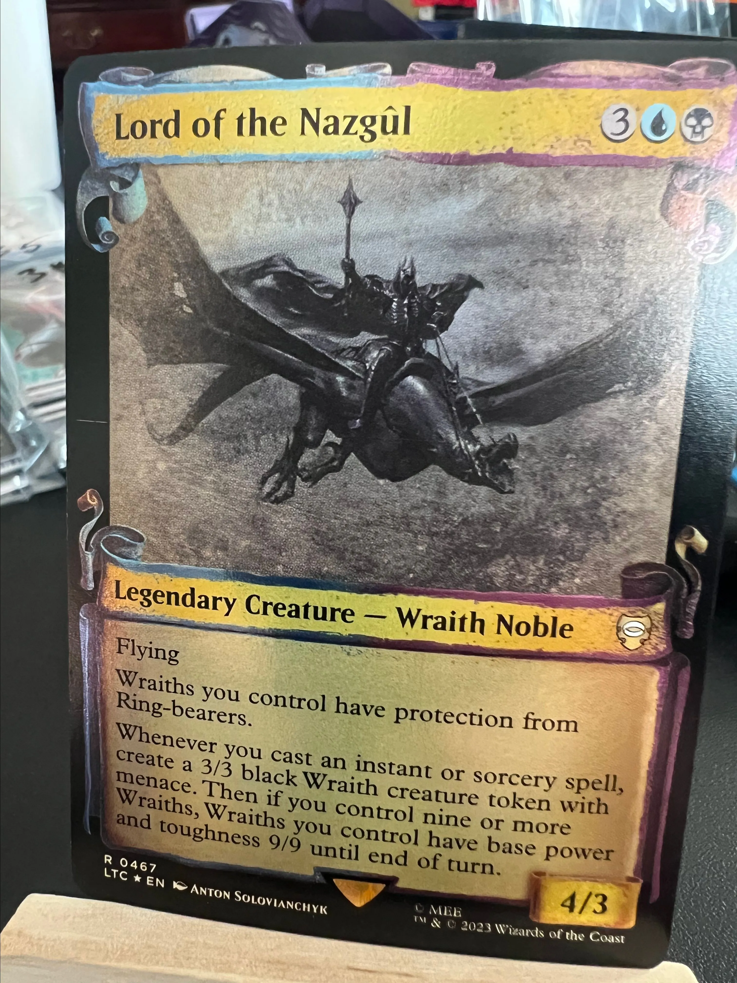 Product image for Lord of the Nazgul (showcase scroll) FOIL