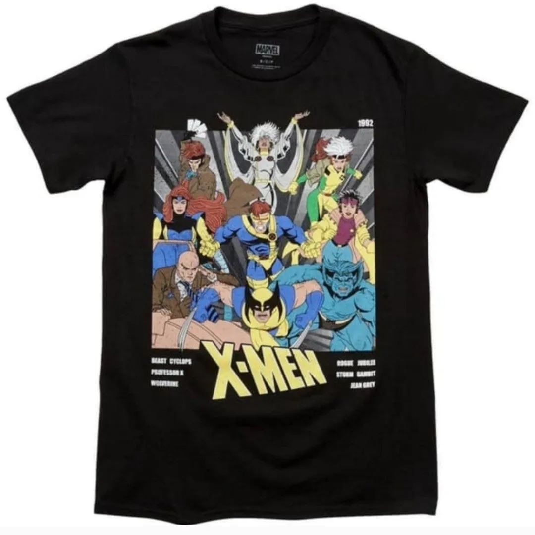 Product image for Marvel X-Men 1992 T-Shirt 2XL 🔥 NEW 🆕 Graphic Shirt Wolverine Cyclops Beast