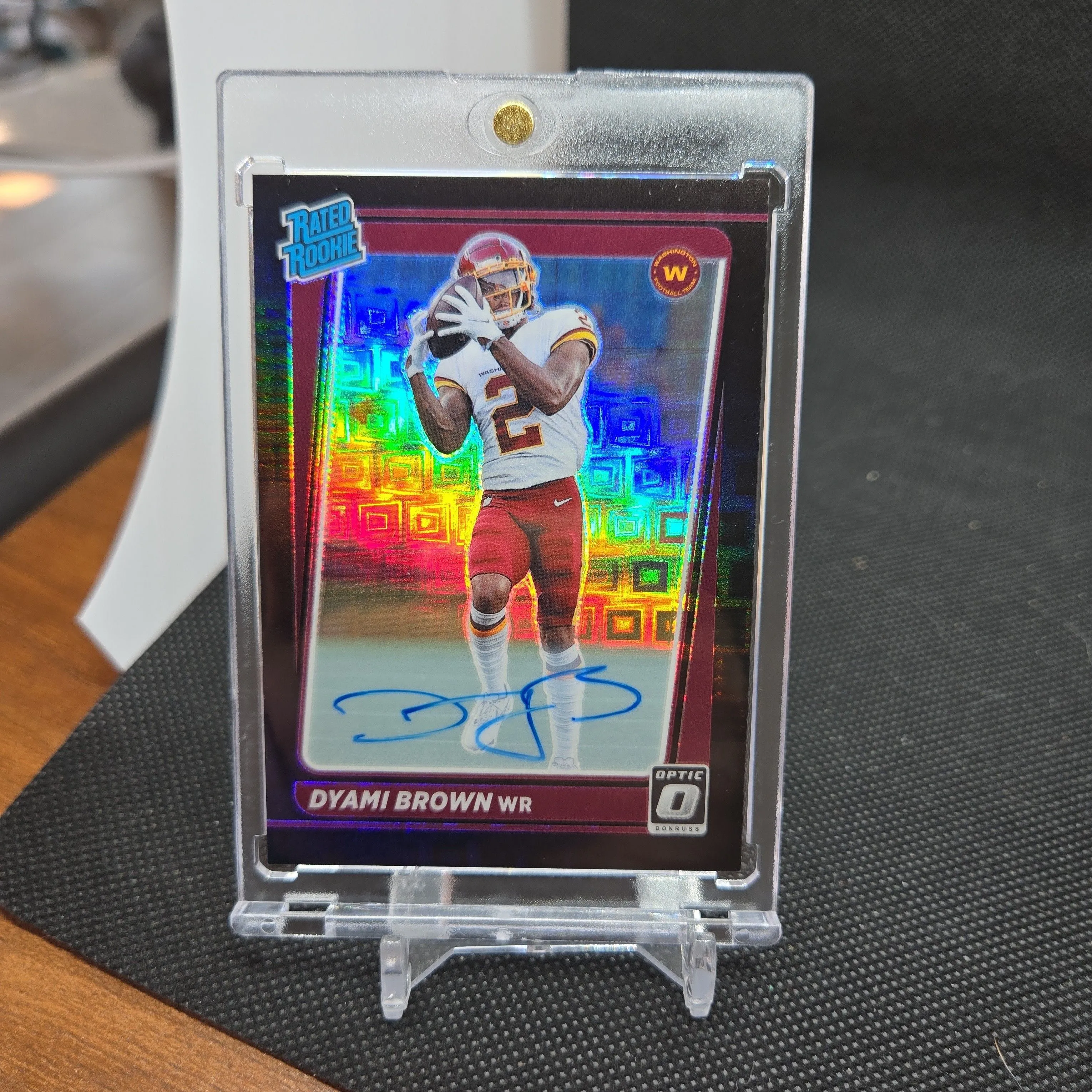 Product image for 2021 Optic BLACK PANDORA ROOKIE AUTO /25 Dyami Brown Commanders