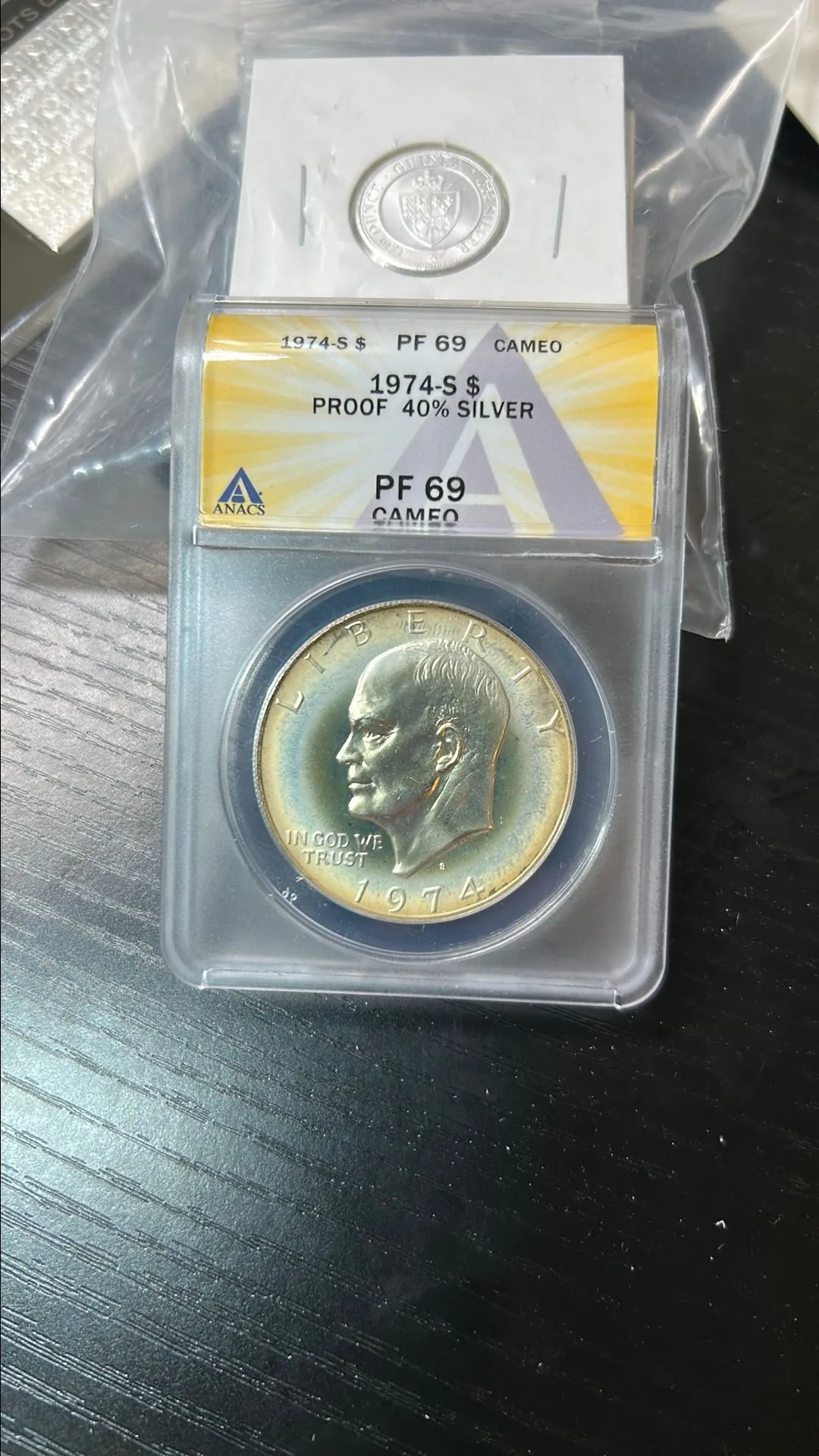 Product image for 1974-S proof Ike PF69!