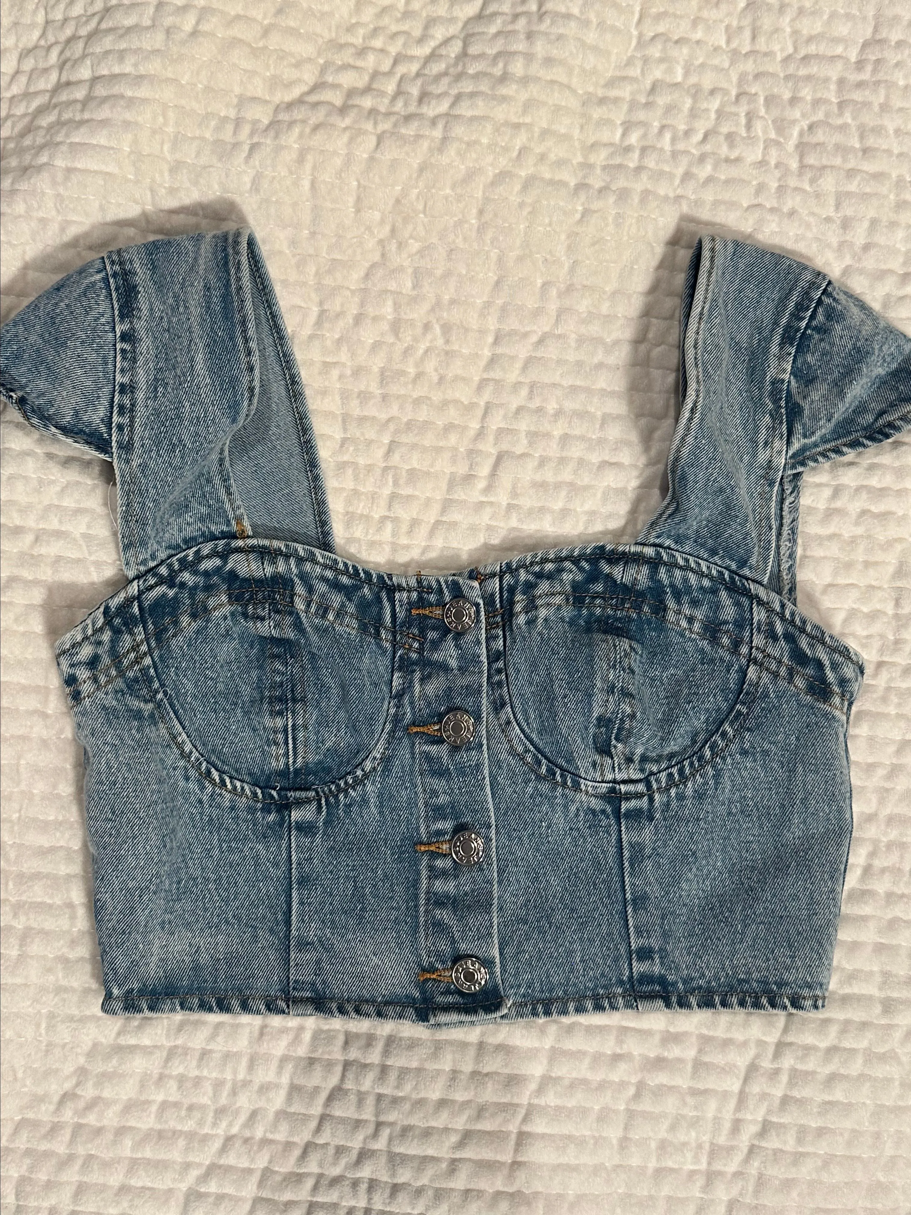 Product image for Women’s Denim Crop Top size S