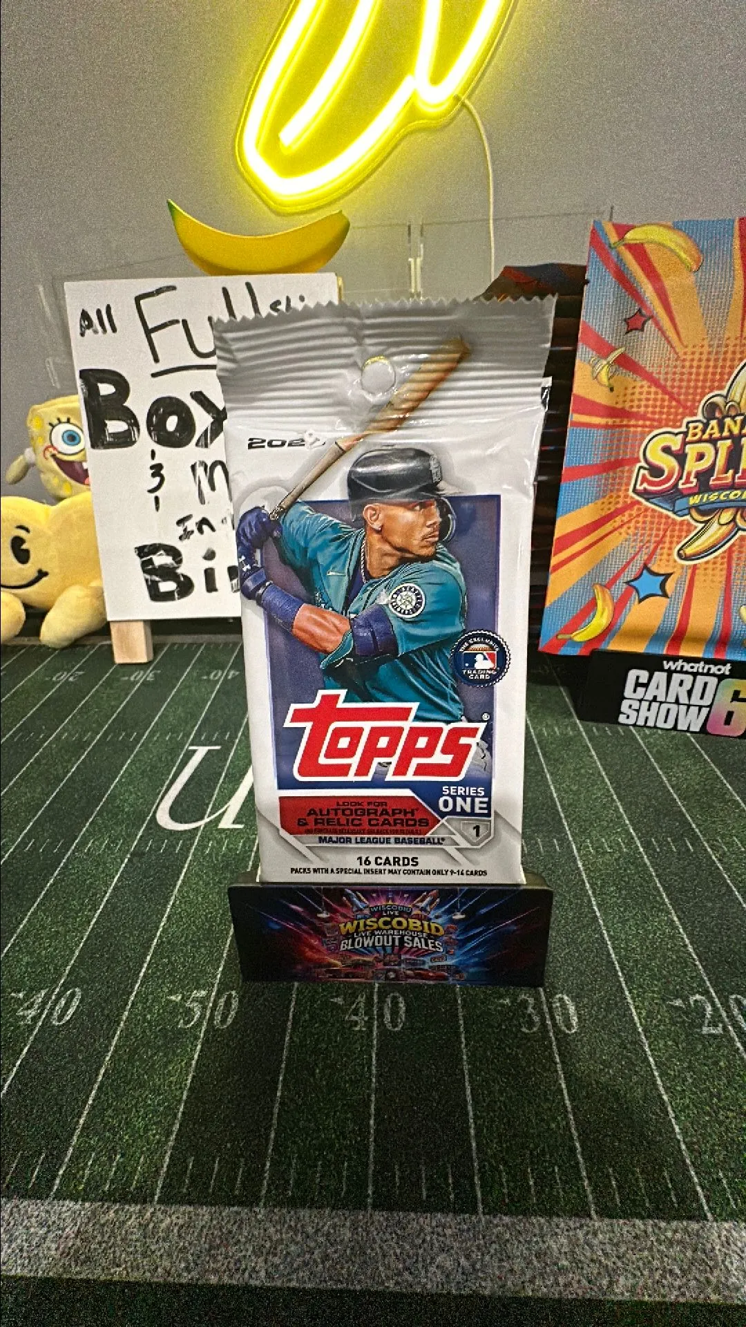 Product image for 2023 Topps Series One Baseball 16 Card Pack Sealed