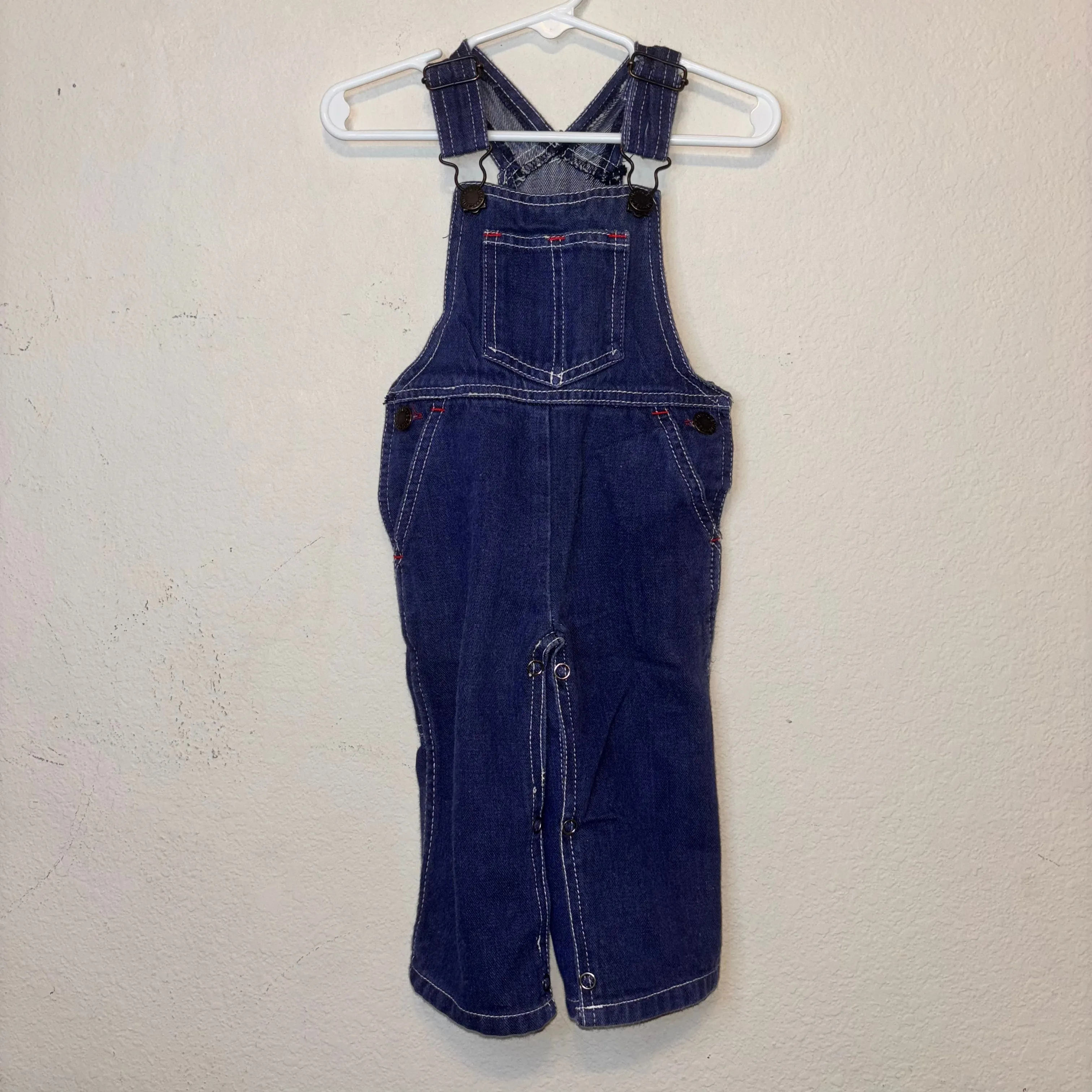 Product image for 2V. Vintage denim overalls, size 12 month