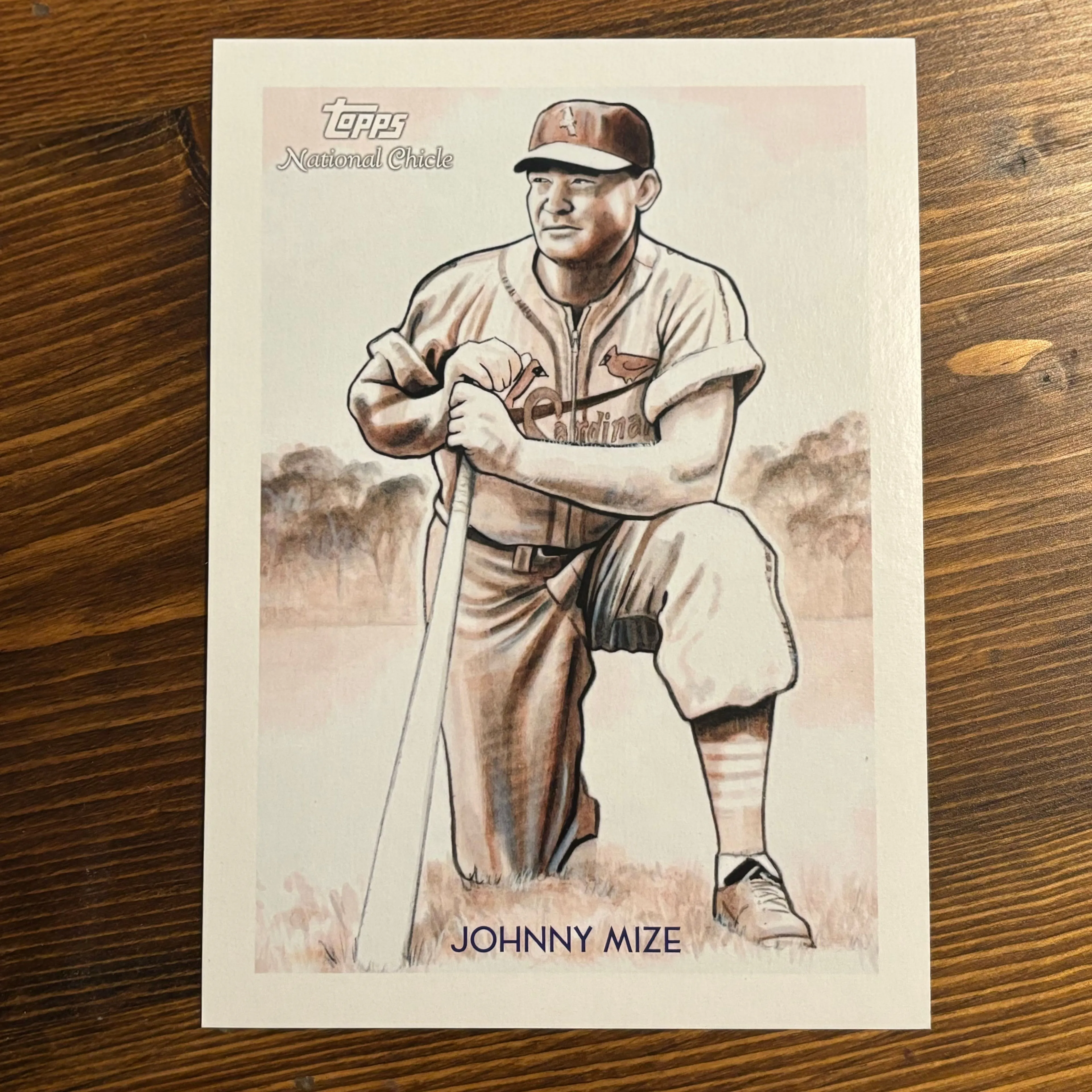 Product image for 2010 Topps National Chicle #NCC-JM Johnny Mize Cabinet Card Cardinals HOF Jumbo