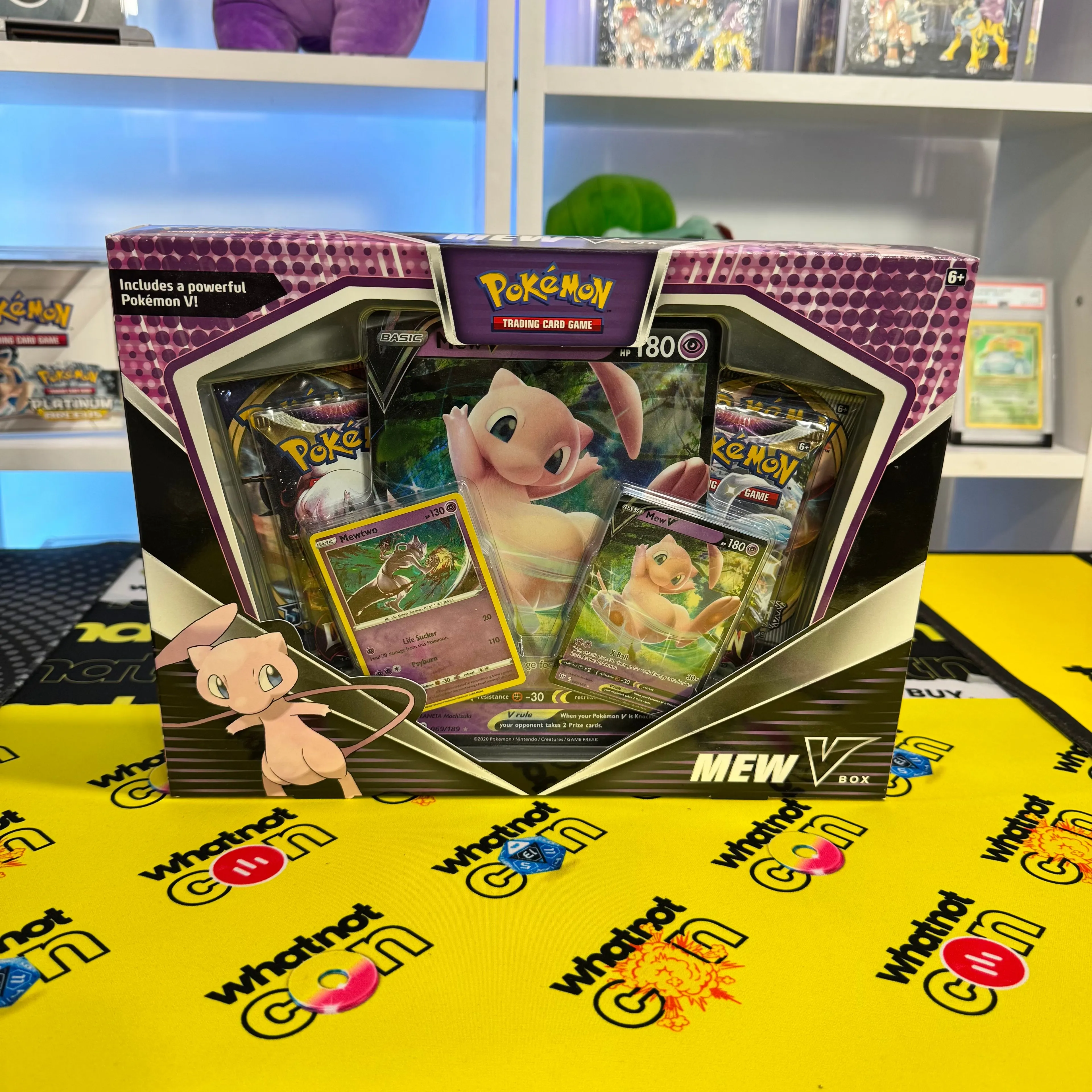 pokémon trading card game mew v box exclusive Pokémon Super Premium Mew and Mewtwo 20th Anniversary Collection – Crave  Collectibles main image 0