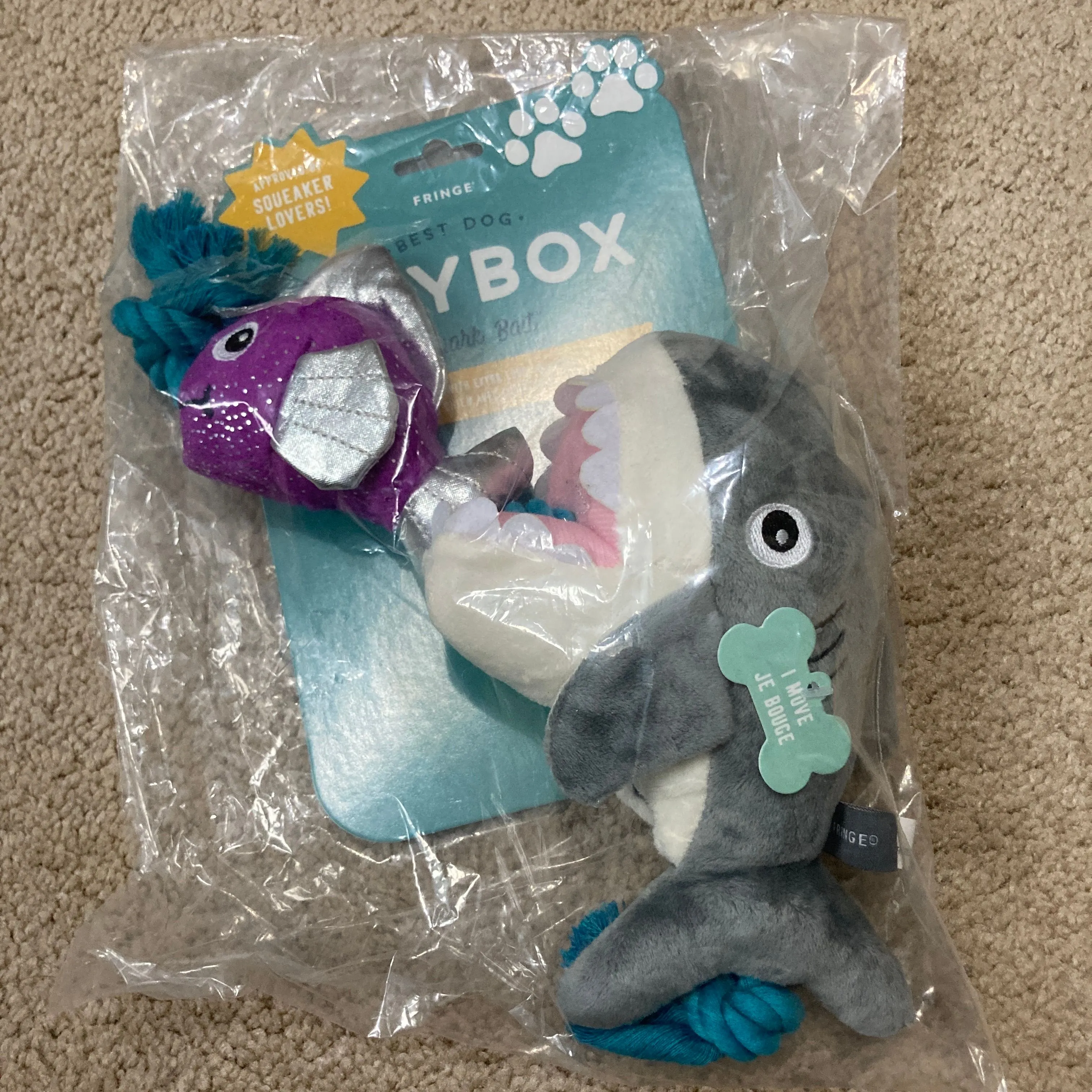 Product image for Shark rope dog toy