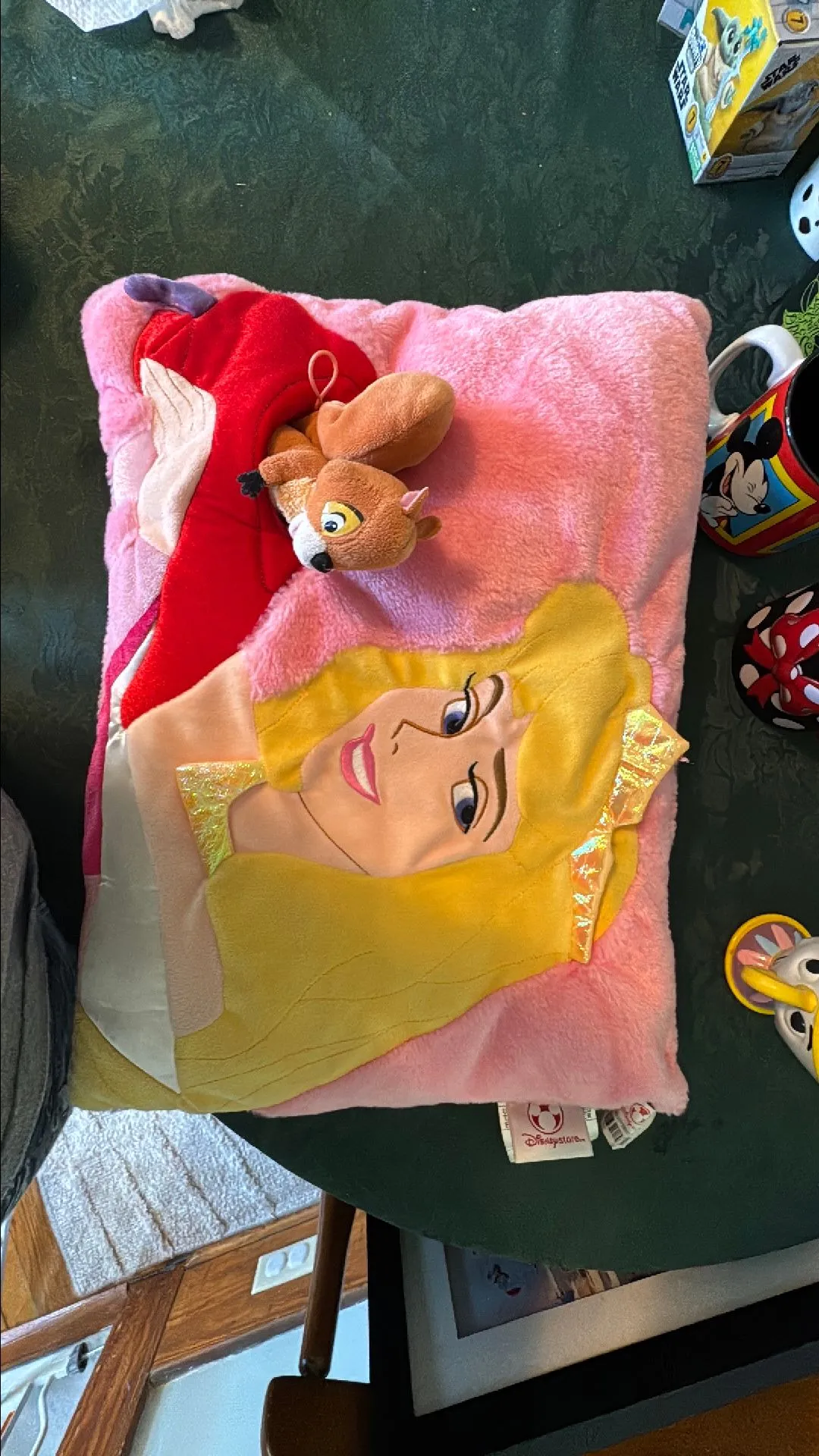 Product image for Vintage Disney Store Sleeping Beauty pillow