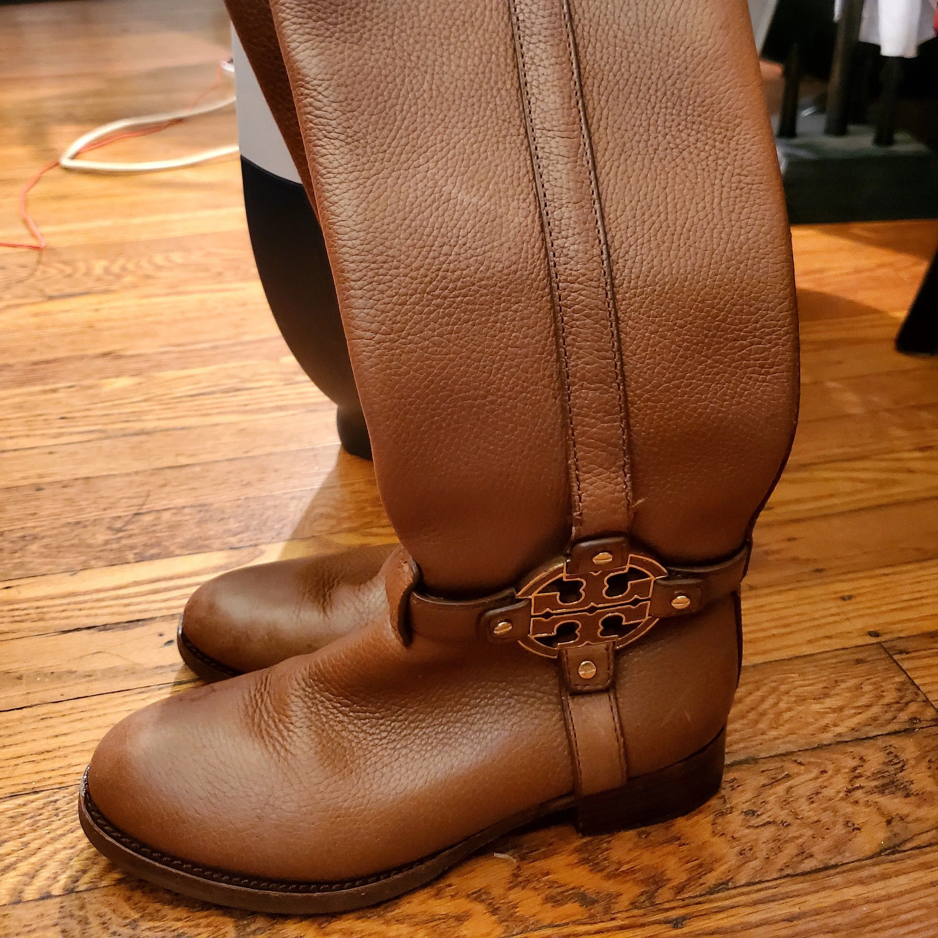 Product image for Tory Burch genuine leather boots 👢