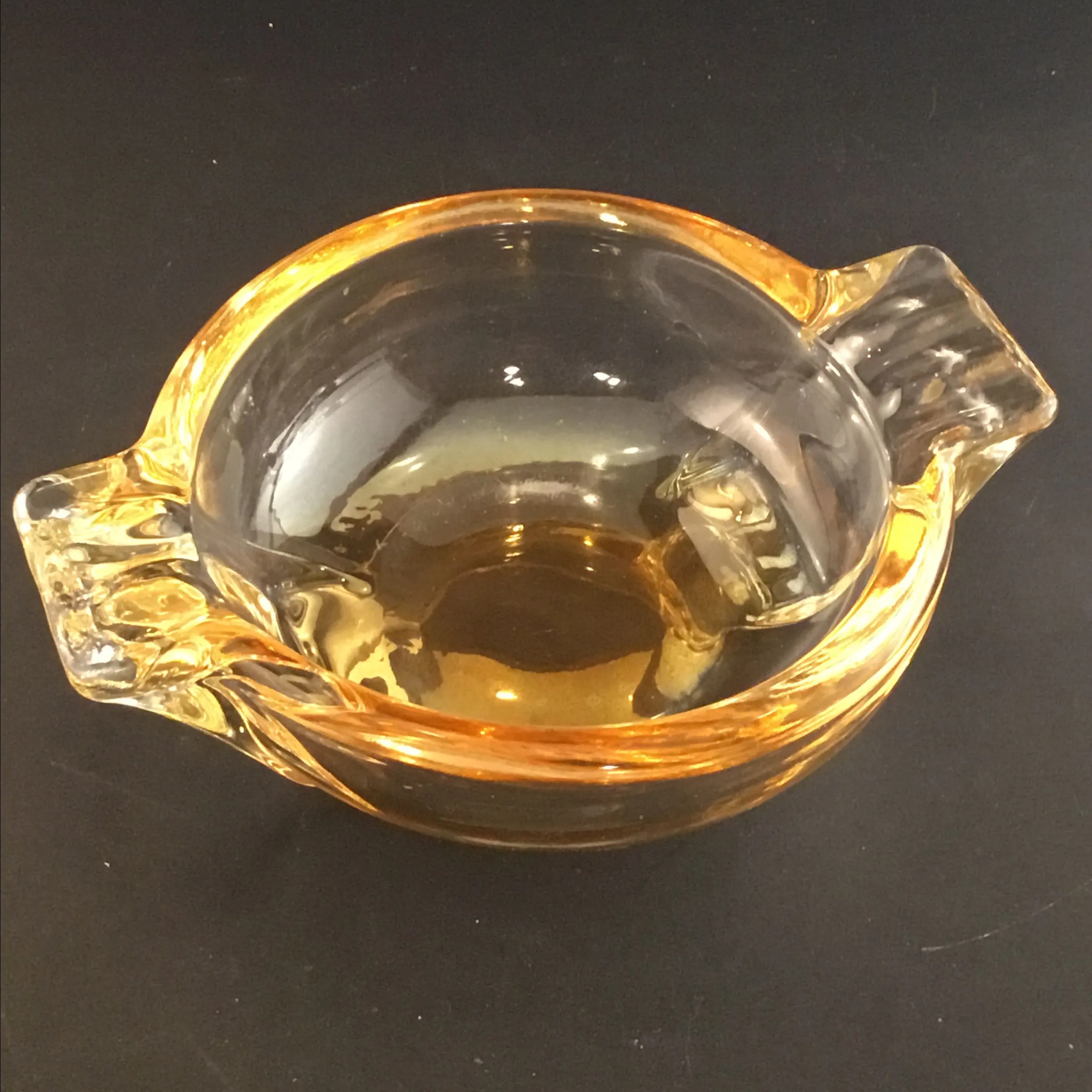 Product image for Atomic shape carnival glass ashtray