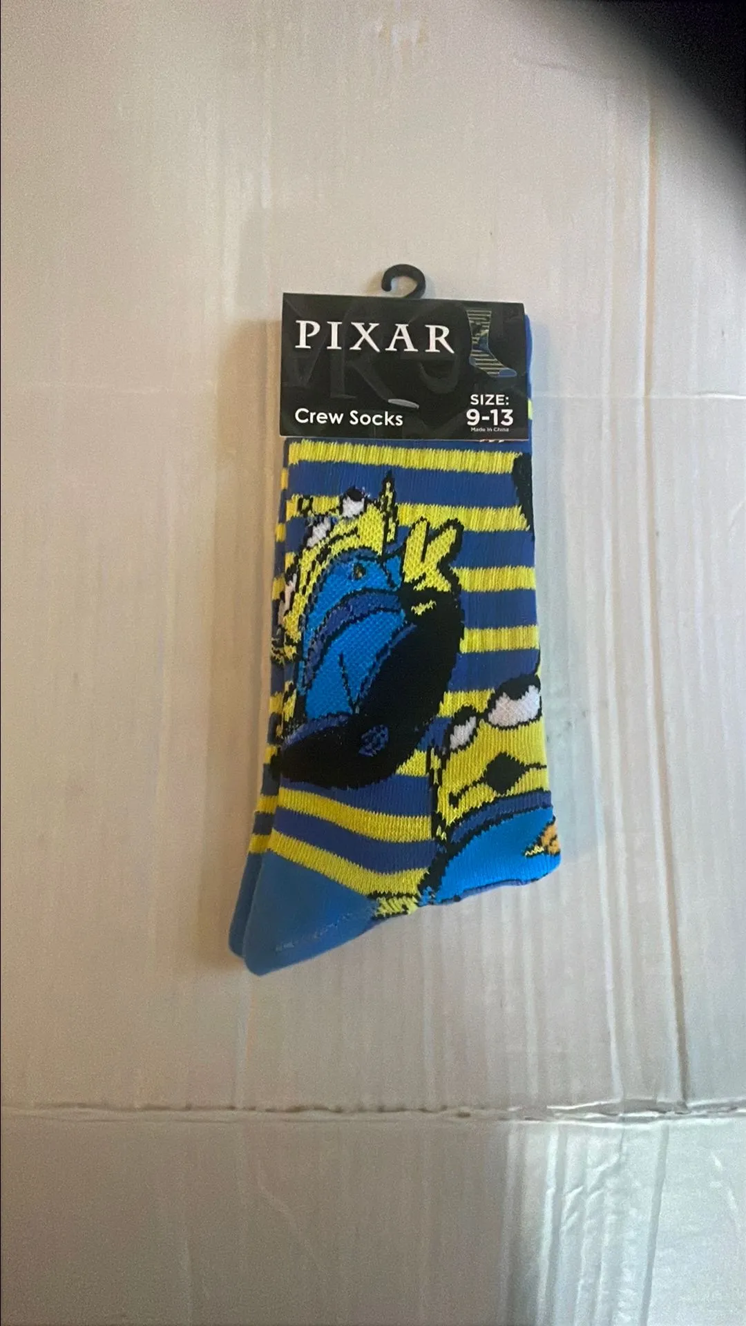 Product image for Pixar toy story, crew socks, size 9 to 13 adult