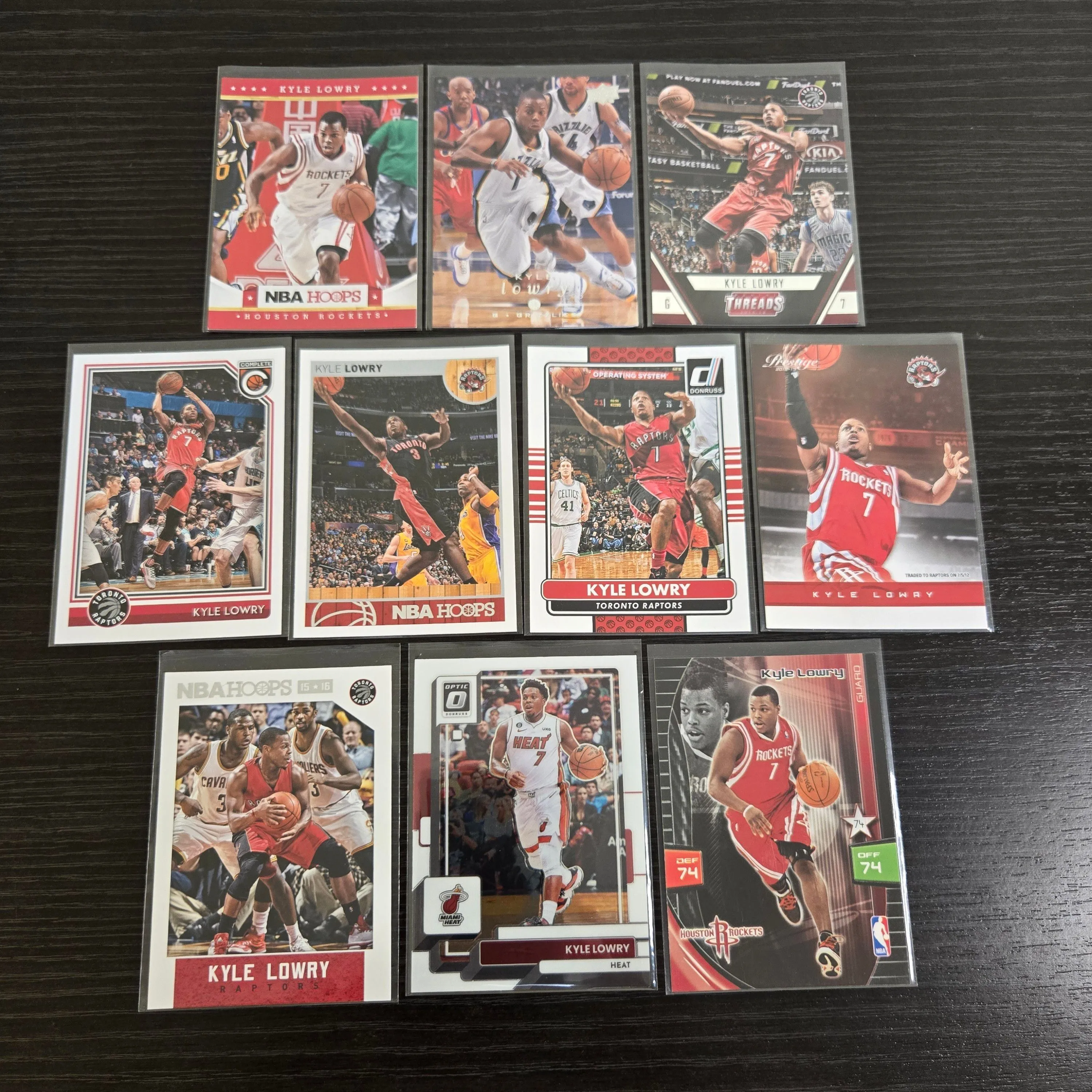 Product image for Kyle Lowry Raptors NBA basketball cards 