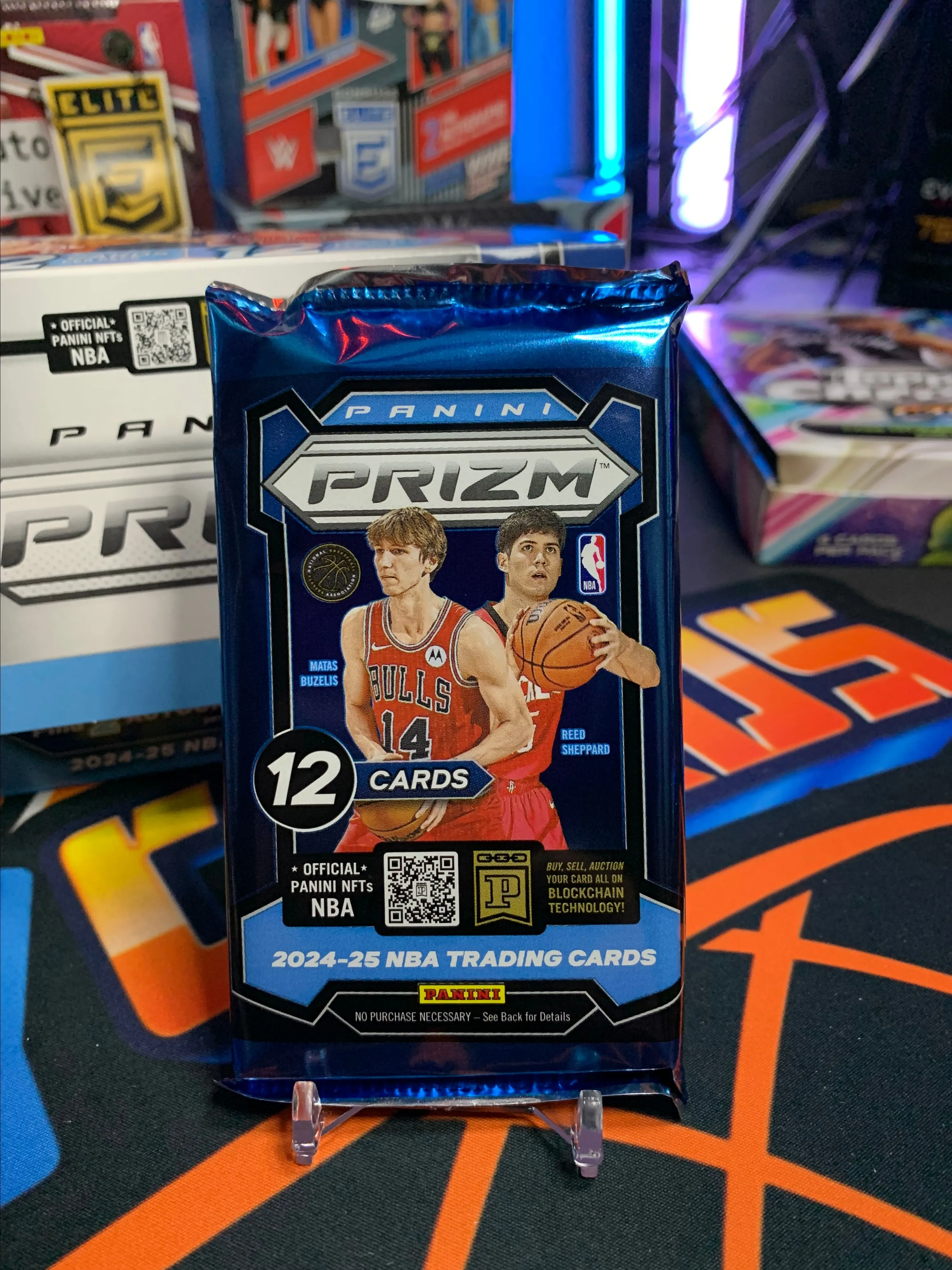Product image for 1 2024-25 Prizm Basketball Hobby Pack(Auto Hit)