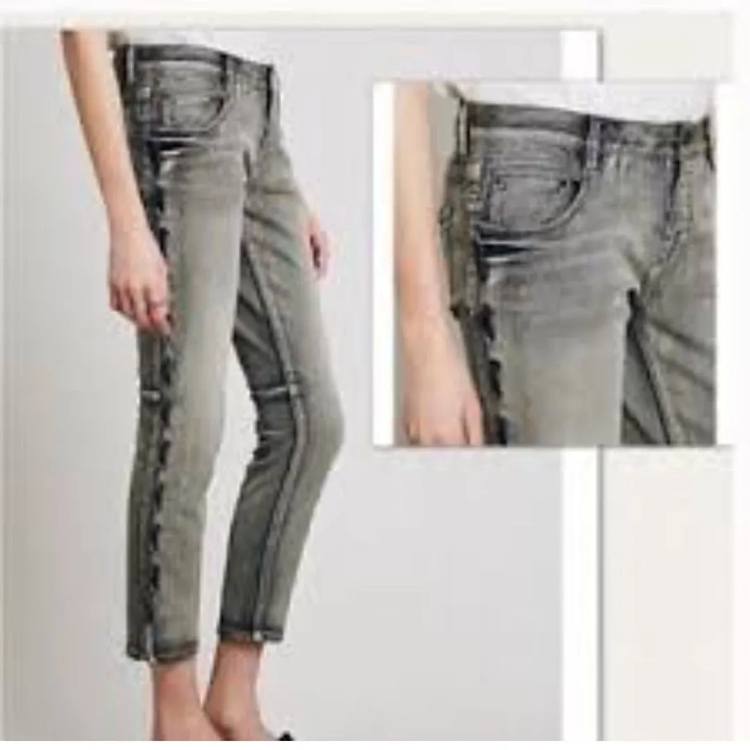Product image for 250. Free People We The Free Slim Cut Shoelace Jeans / 26