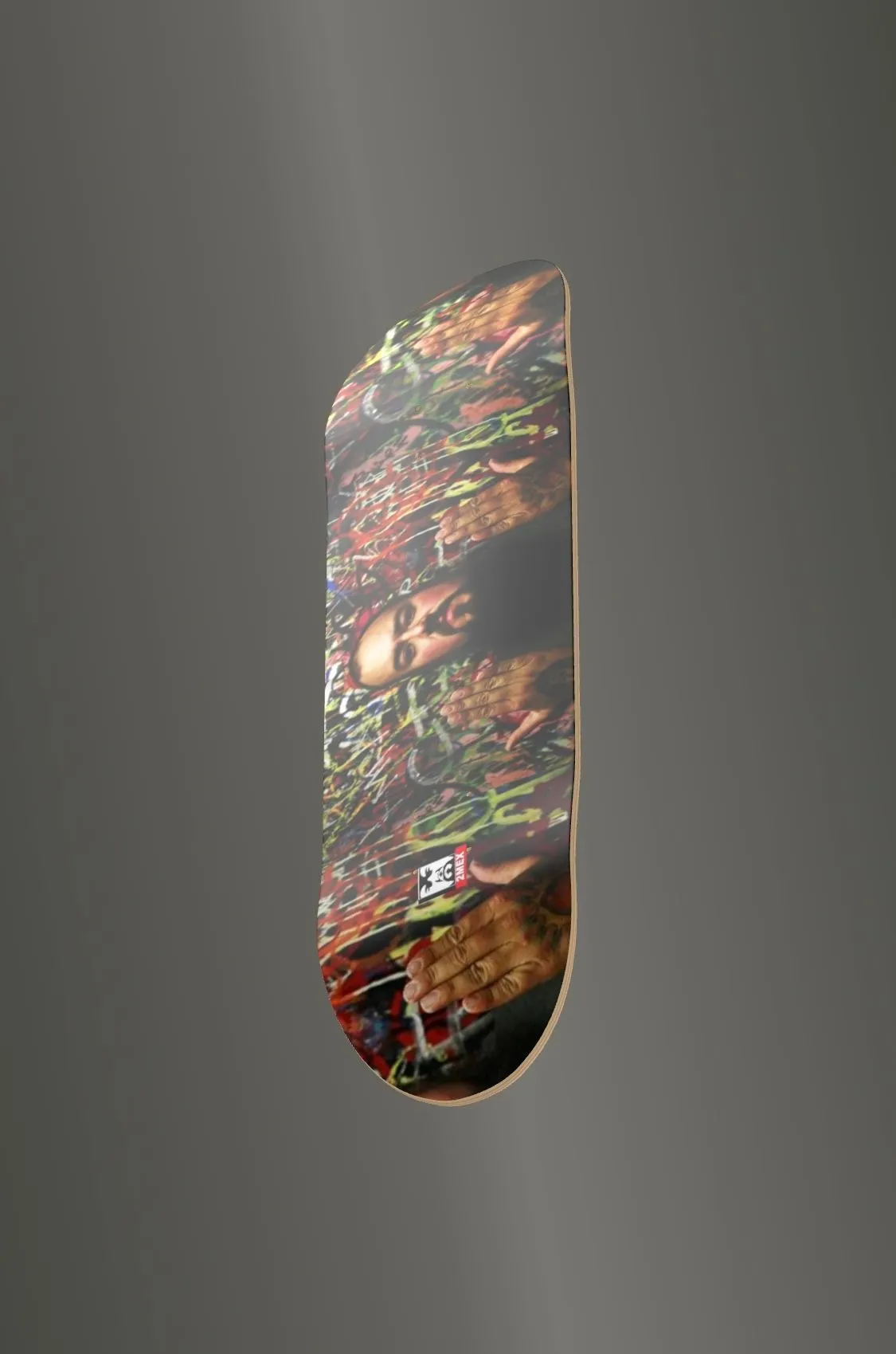 Product image for 2mex of mexican decent new sealed skateboard deck in shrink wrap Size 8.0