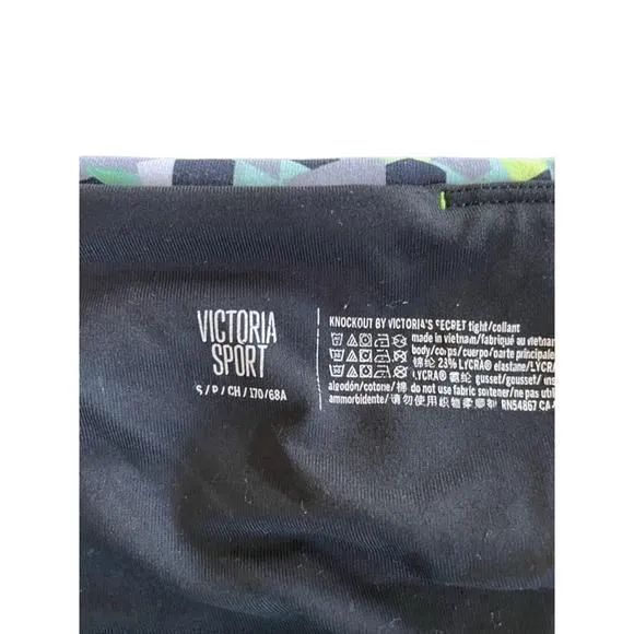 Product image for Women's Victoria's Secret Green Black Leggings Size S