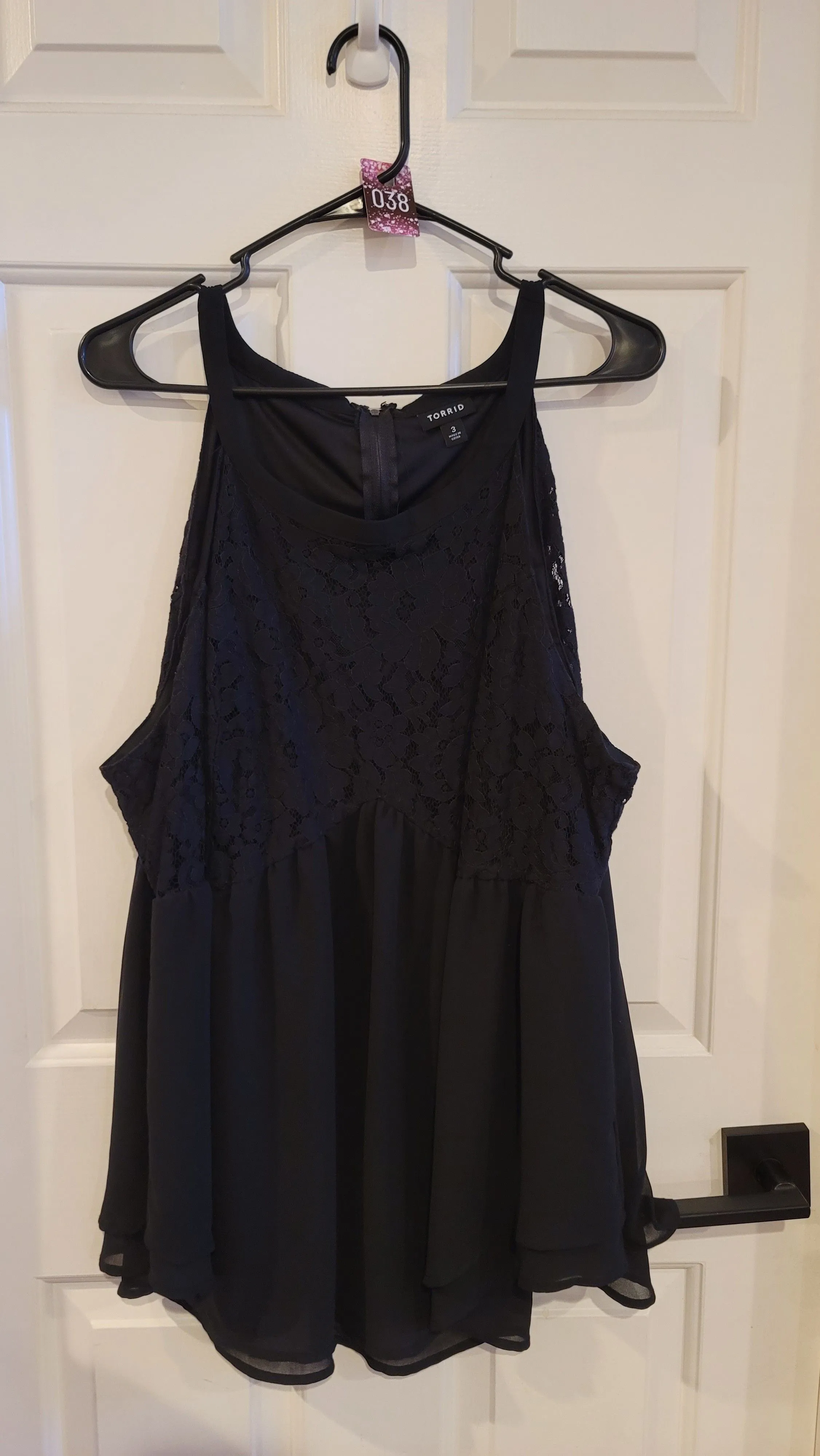 Product image for 38. Torrid Black Dress Tank Top  Size 3