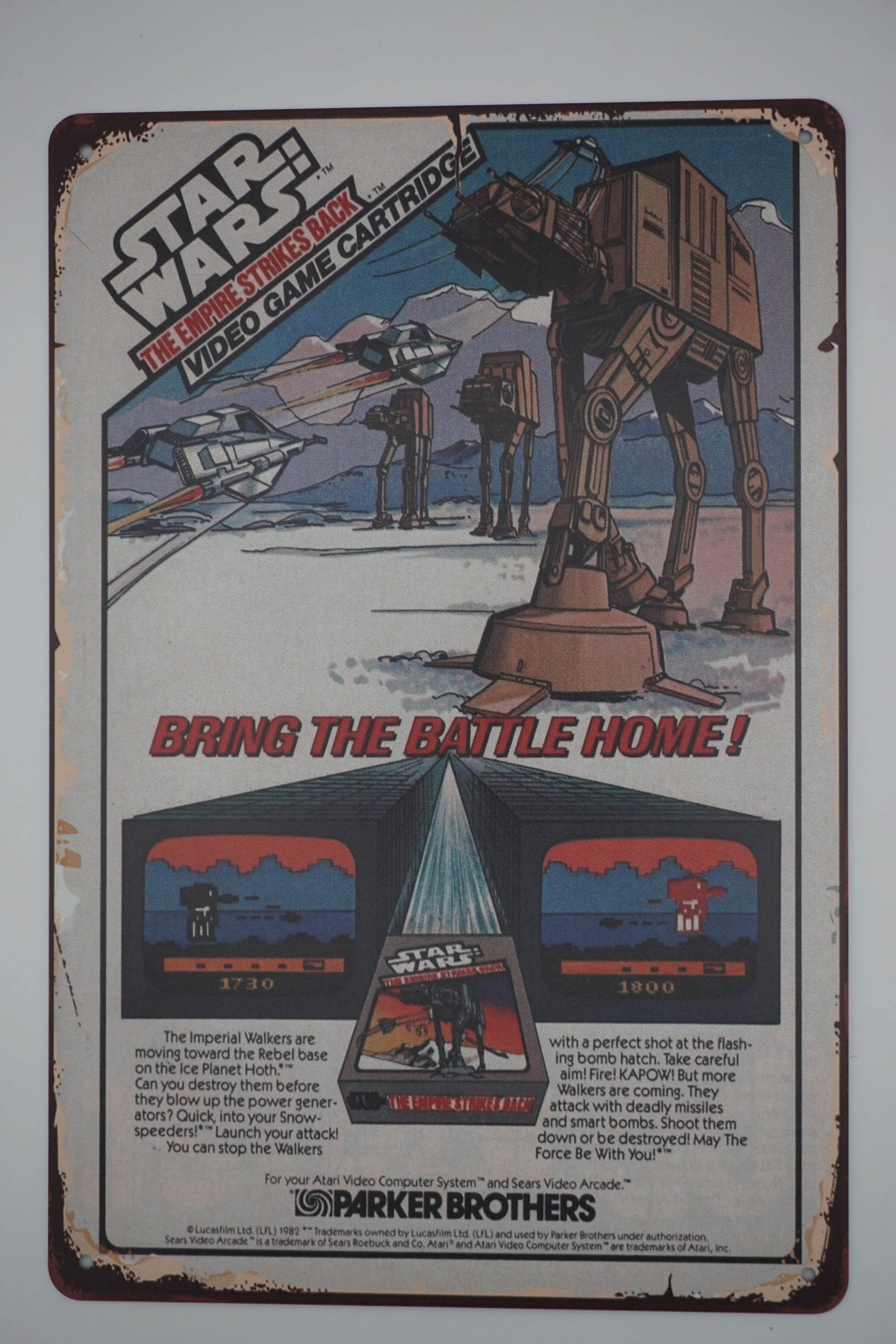 Product image for Star Wars Atari - Metal Sign