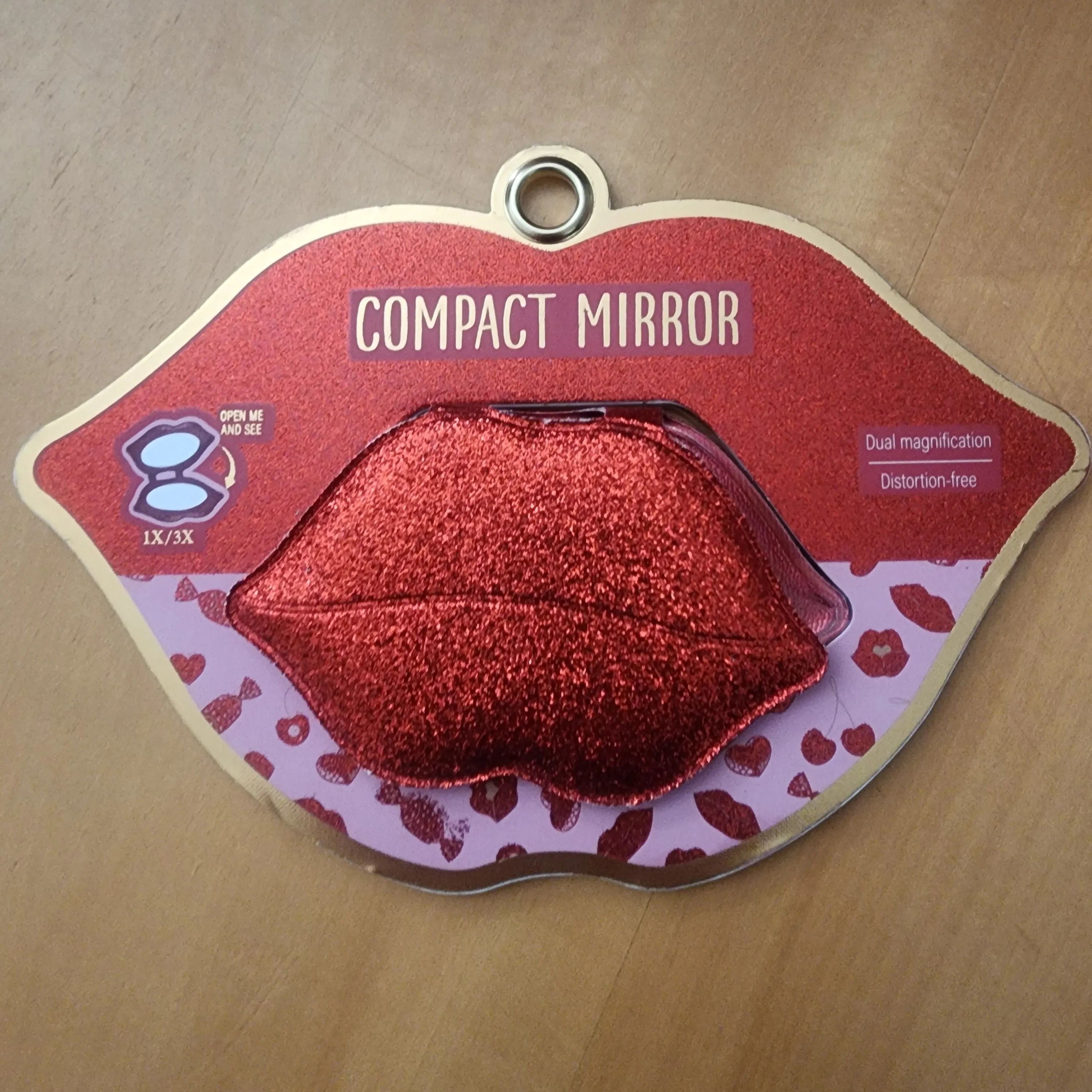 Product image for Lip Compact Mirror.
In the mirro