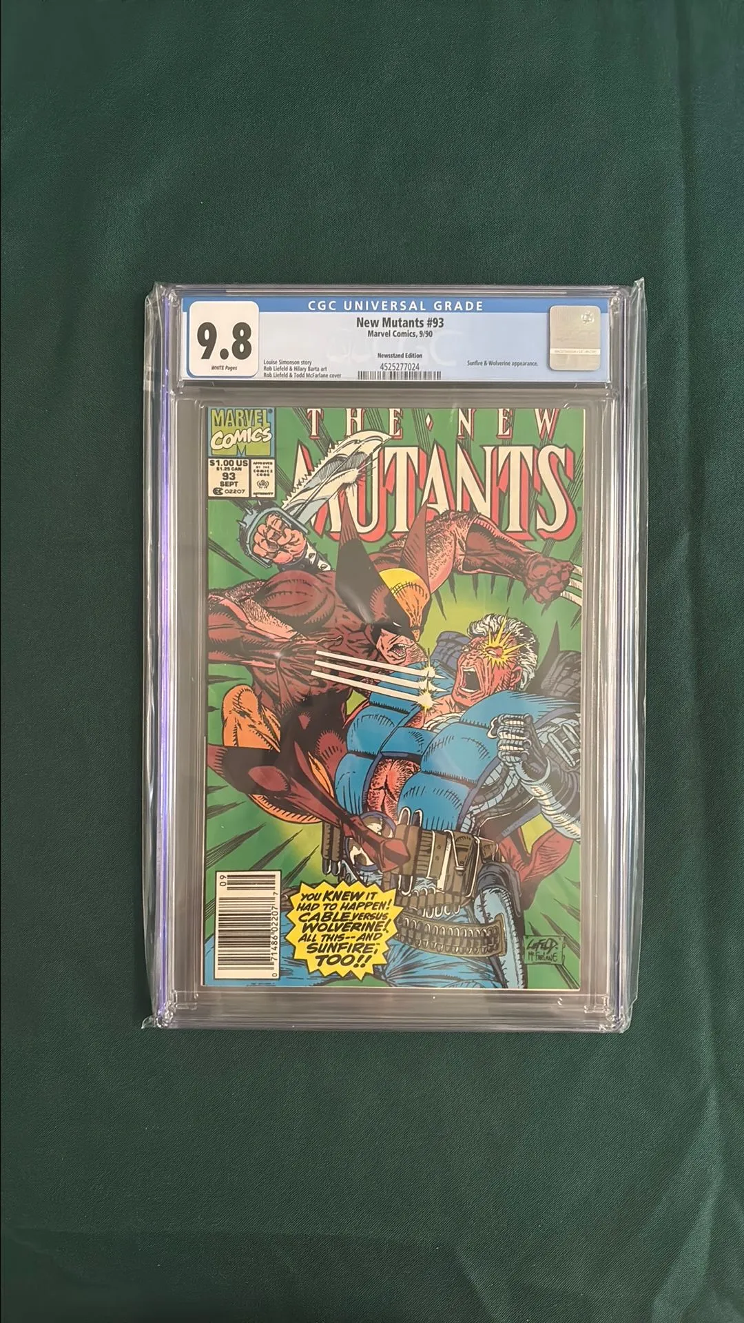Product image for New Mutants #93 - Newsstand Edition CGC 9.8