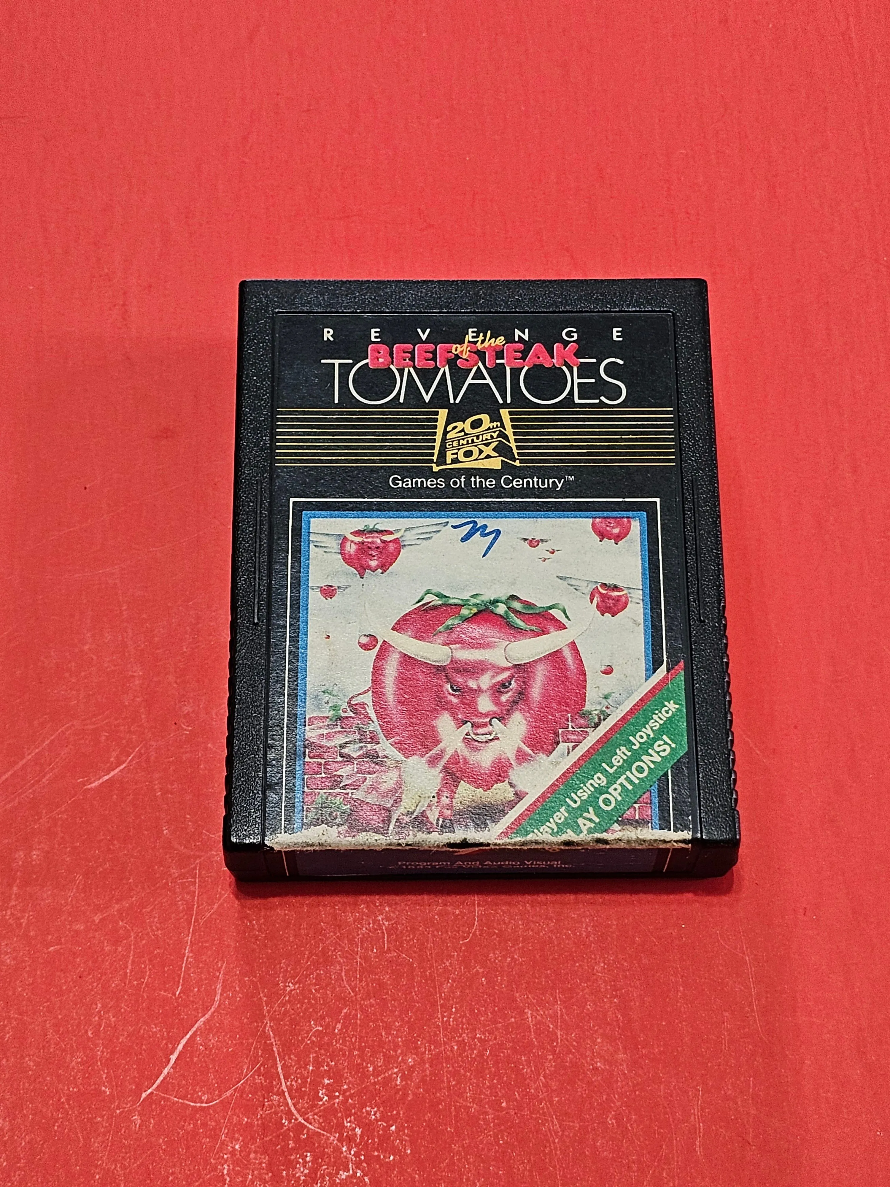 Product image for Atari 2600 'Revenge of the Beefsteak Tomatoes' game