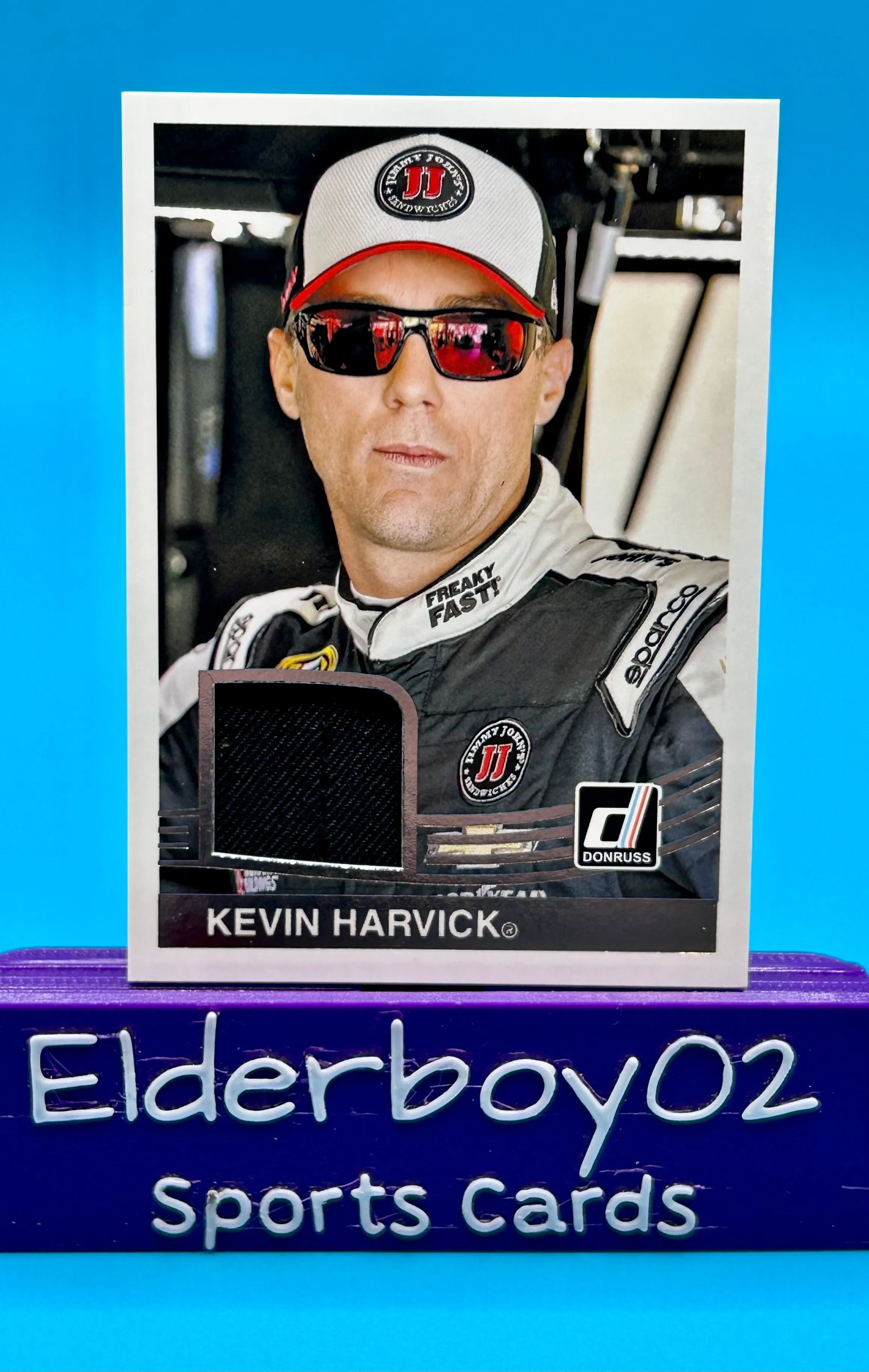 Product image for Kevin Harvick Firesuit Swatch Relic 2017 Panini Donruss Racing Nascar