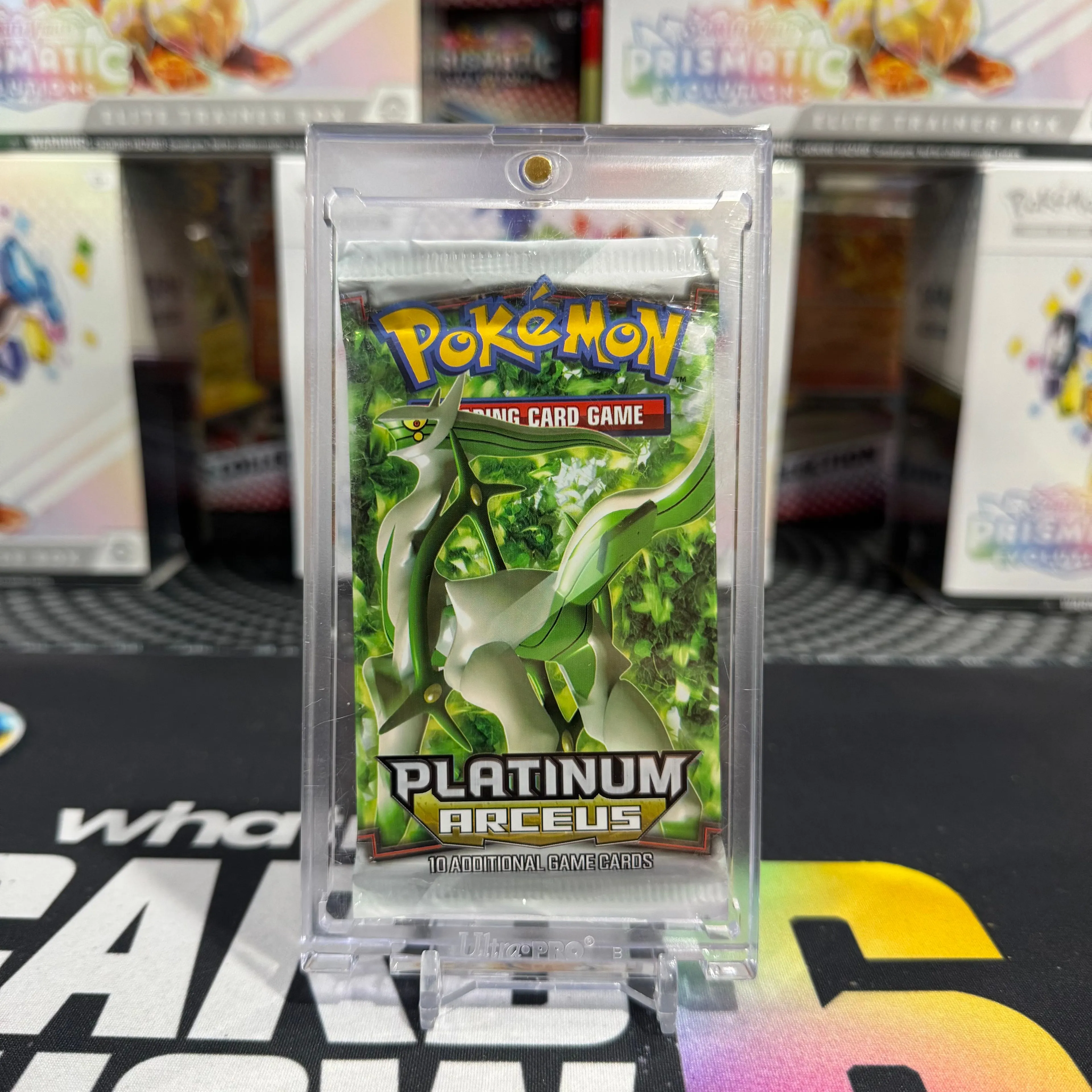 Platinum Arceus Booster Pack Arceus Art *UNWEIGHED* *With Acrylic Case!*   Whatnot: Shop, Sell, Connect