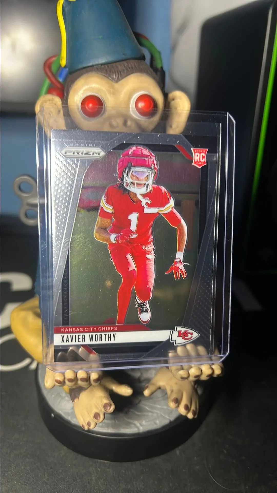 Product image for 2024 Panini Prizm #399 Xavier Worthy Kansas City Chiefs Rookie