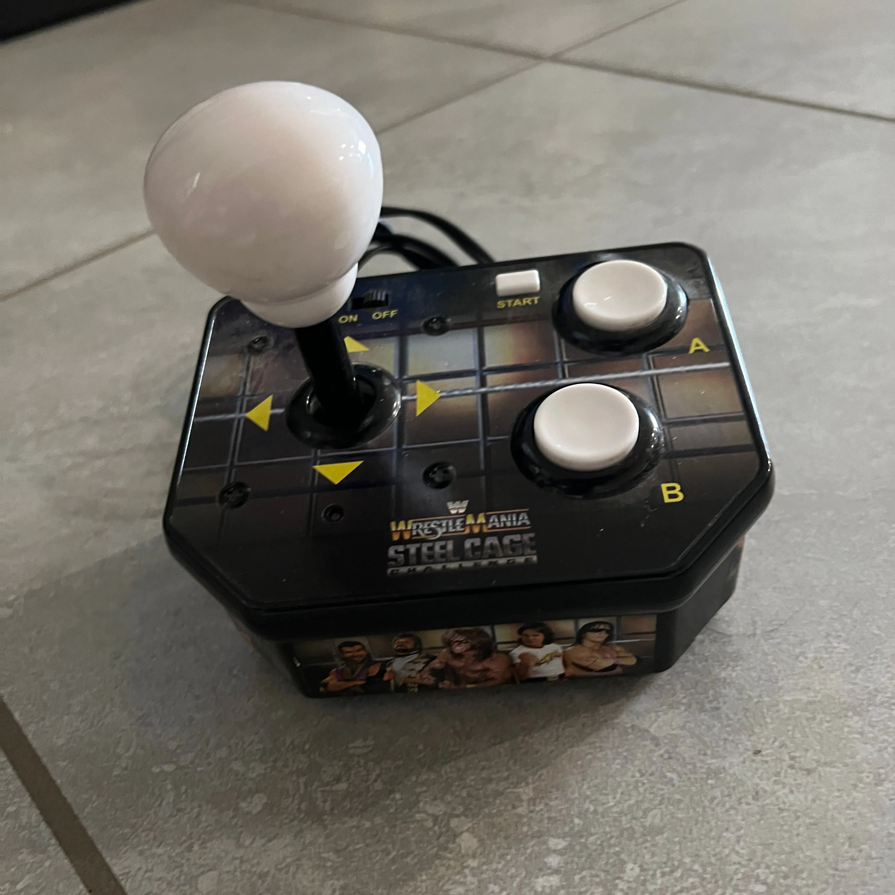 Product image for Wrestlemania steel cage challenge plug n play tv game