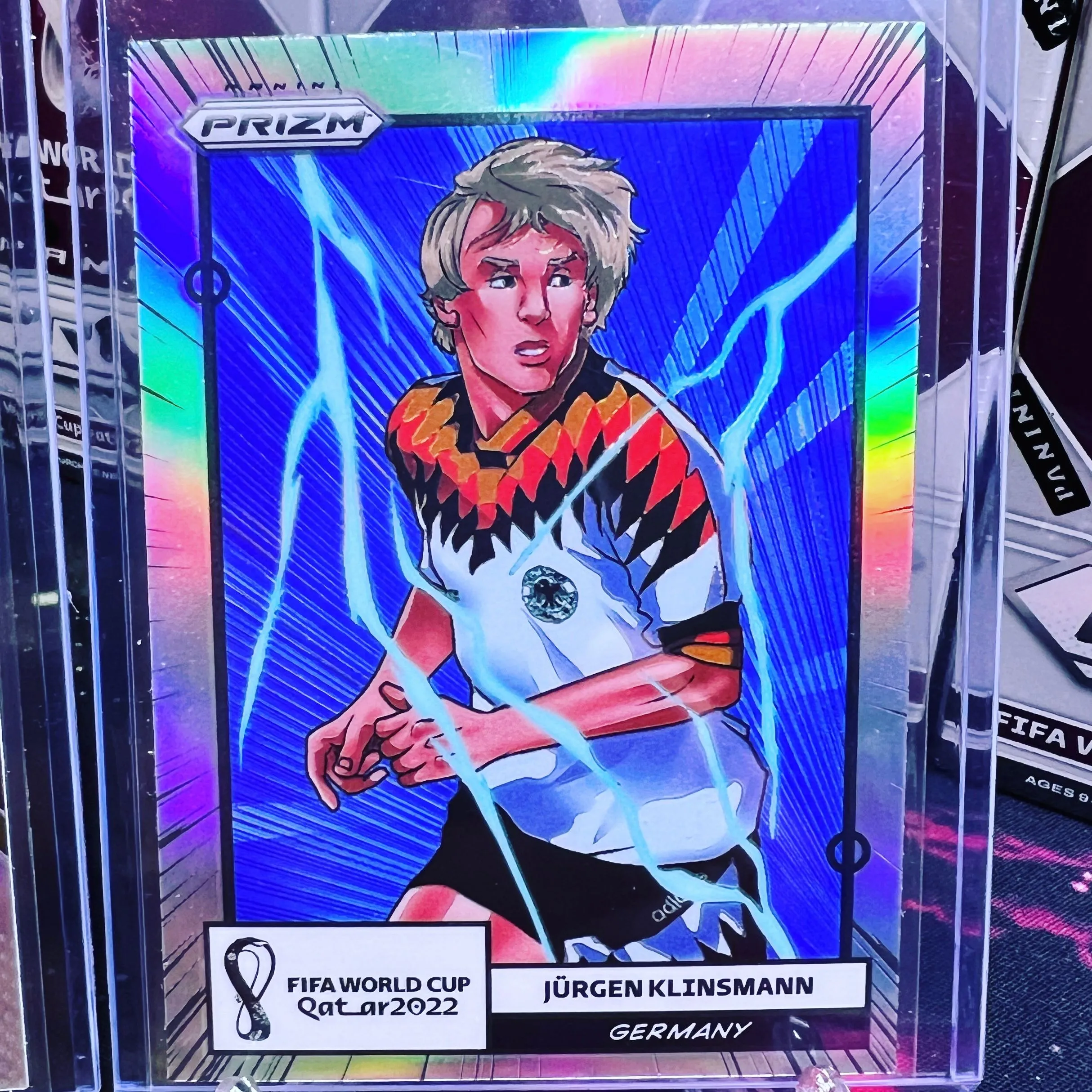Product image for Jurgen Klinsmann Manga SSP Panini Prizm FIFA World Cup