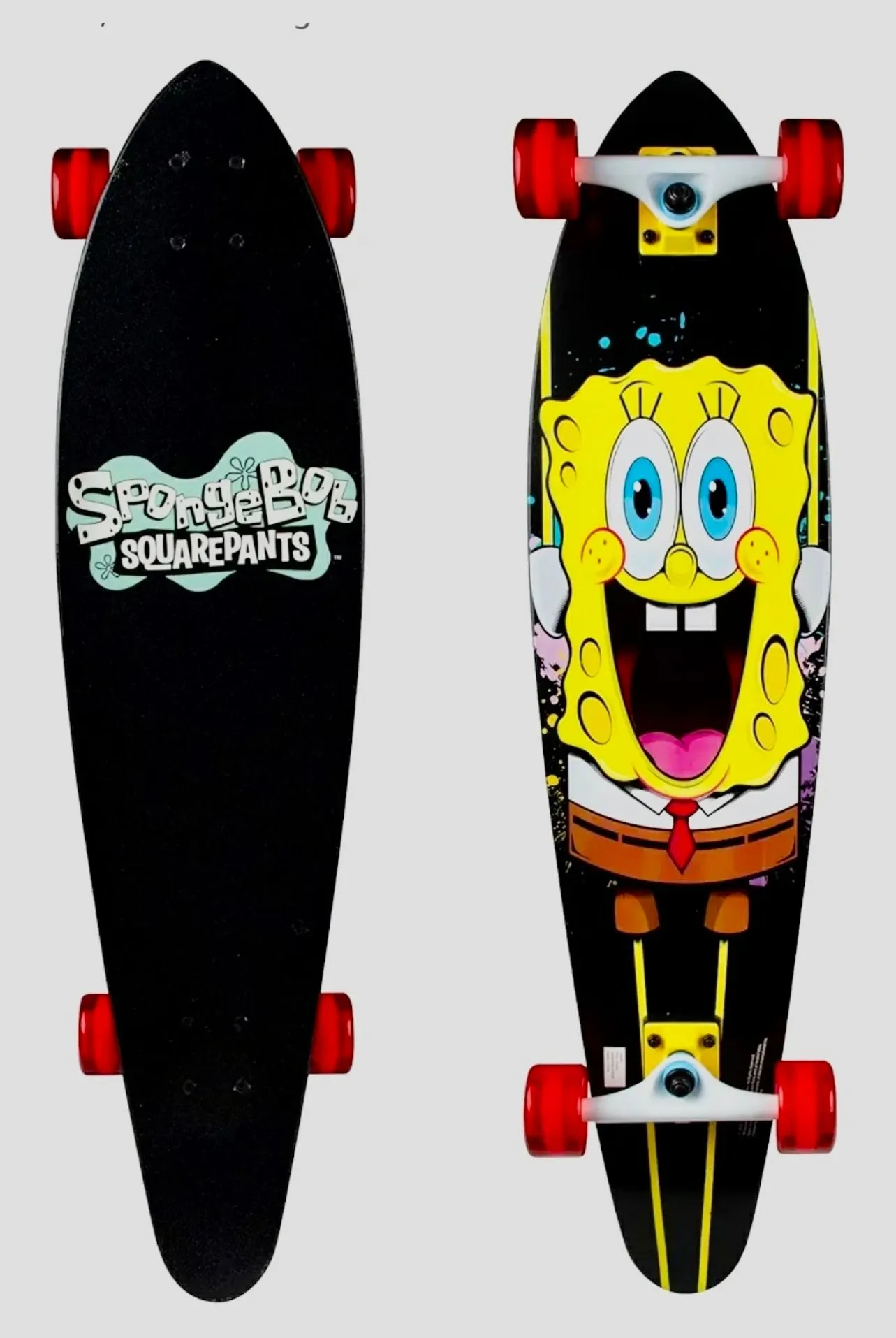 Product image for Spongebob SquarePants 36" Complete Longboard Kryptonics Skateboard Design NEW ❤️