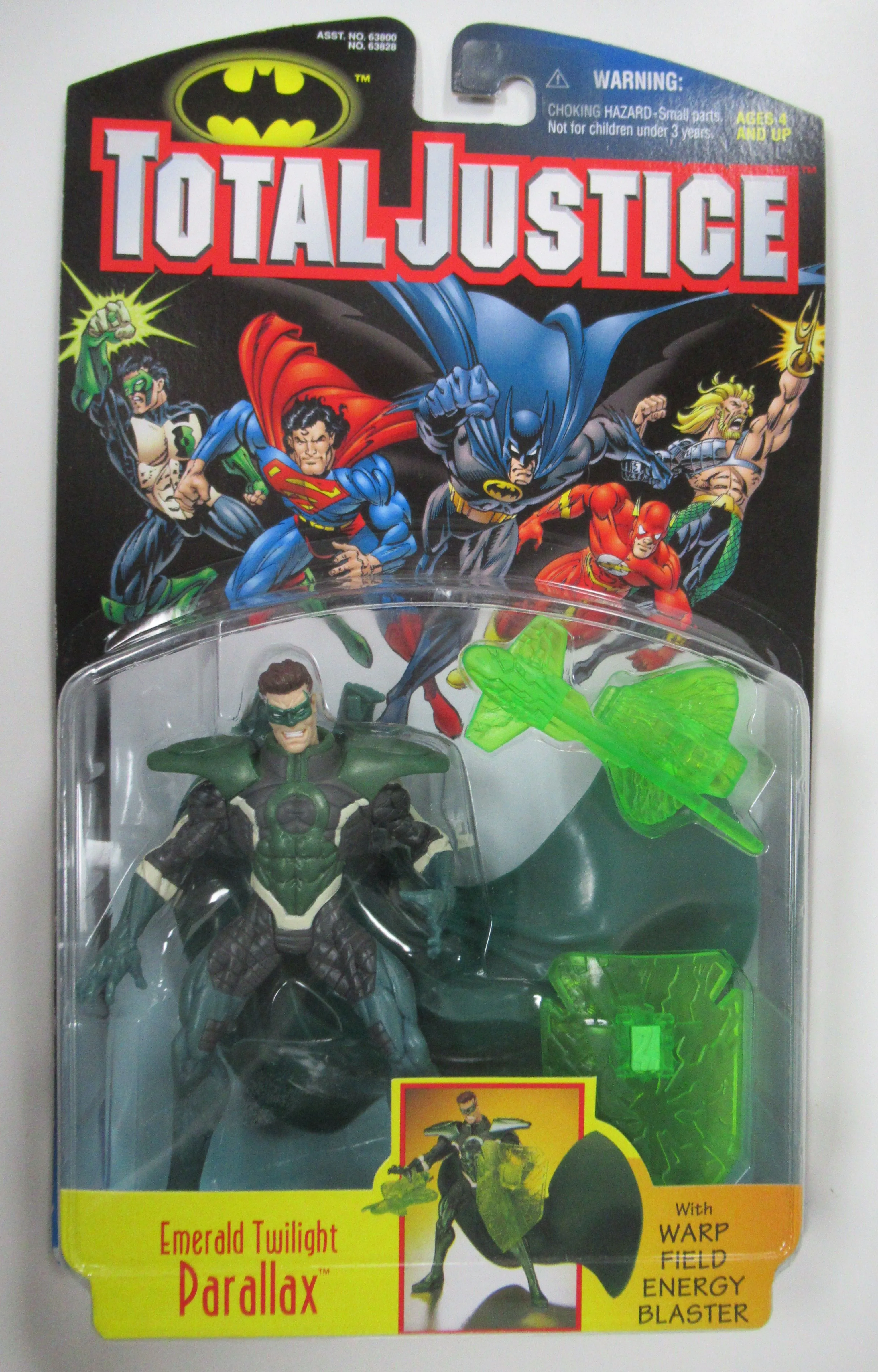 Product image for 1997 Kenner Total Justice Emerald Twilight Parallax  