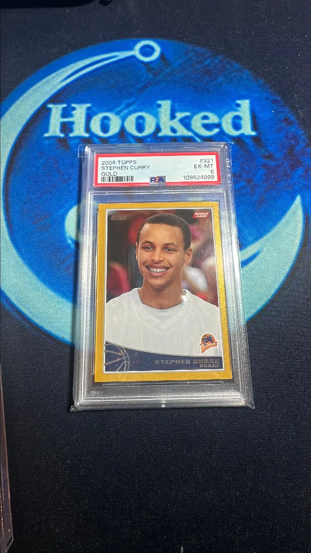 Product image for 2009 Topps GOLD Stephen Curry RC Rookie PSA 6 Ultra Rare Card