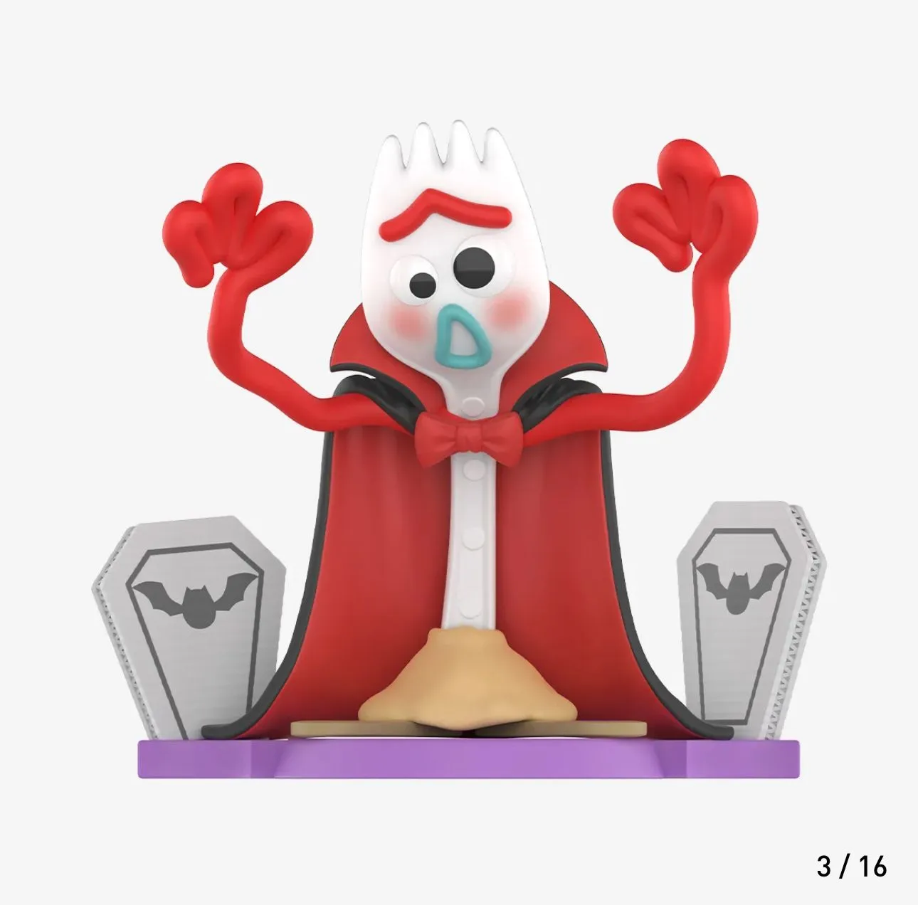 Product image for Toy Story - POPMART - Forky The Vampire Spooky Night Series Figures Disney Pixar