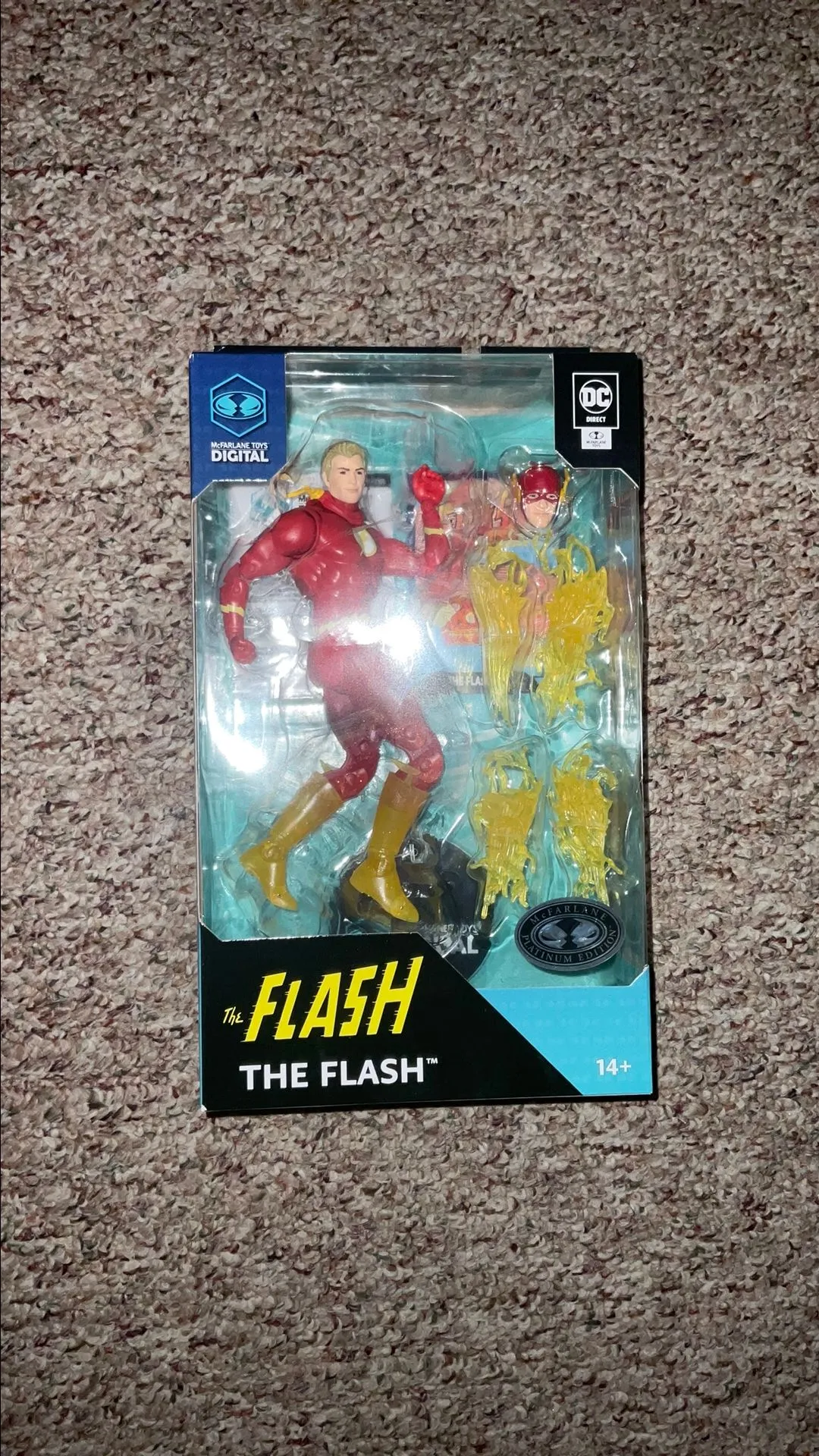 Product image for McFarlane Toys DC Direct Digital The Flash (Speed Force) Platinum Edition Action Figure