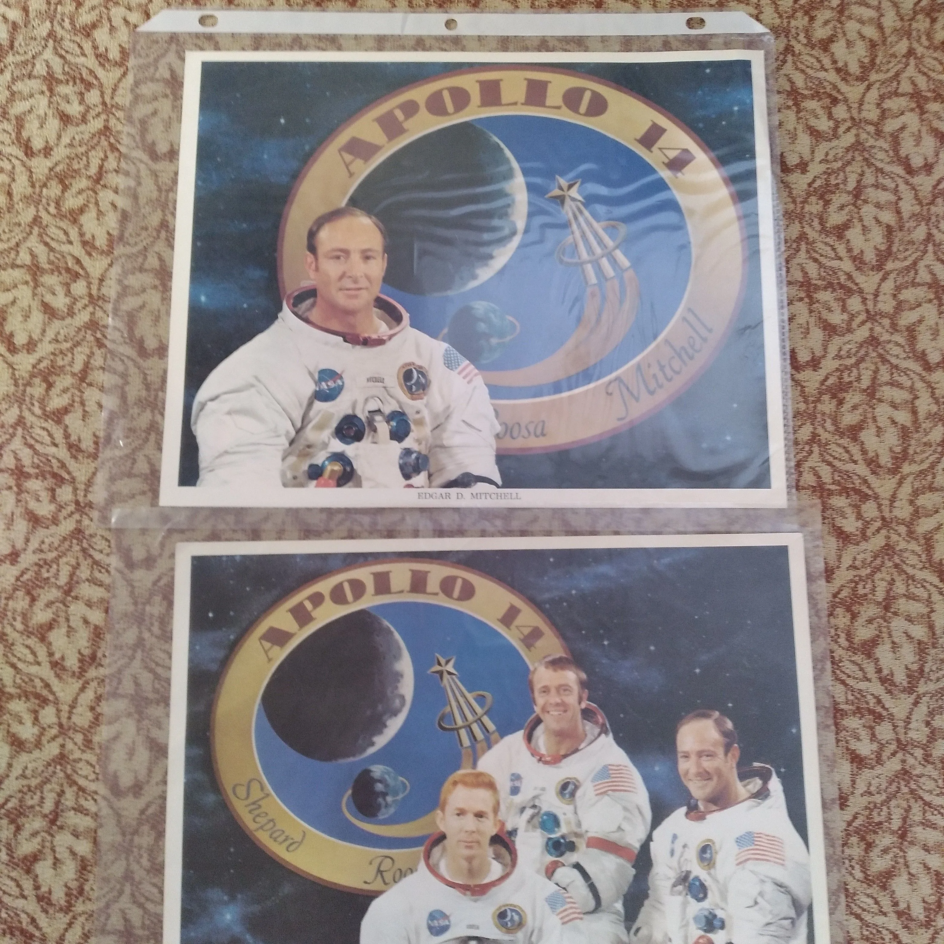 Product image for NASA Apollo 14 Mission Crew Print Pictures