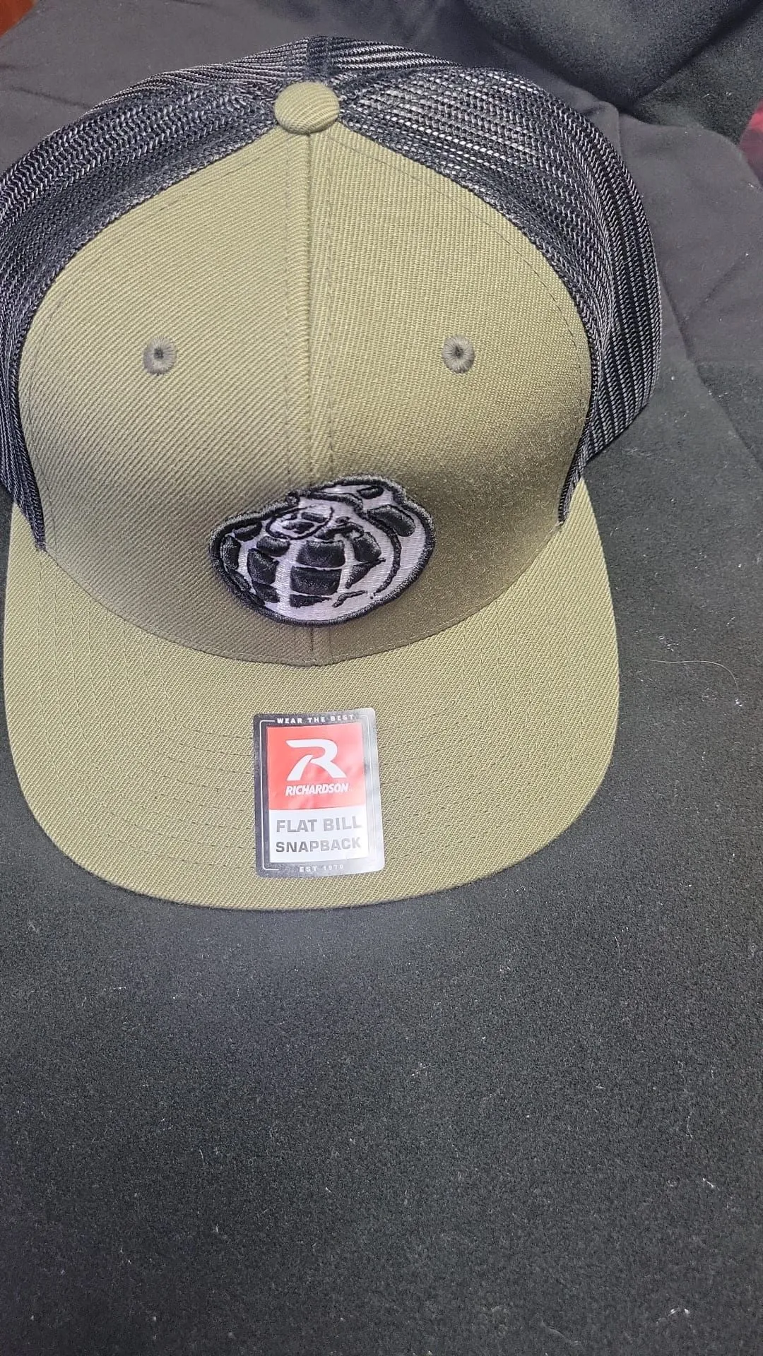 Product image for Army Green Snapback Hat