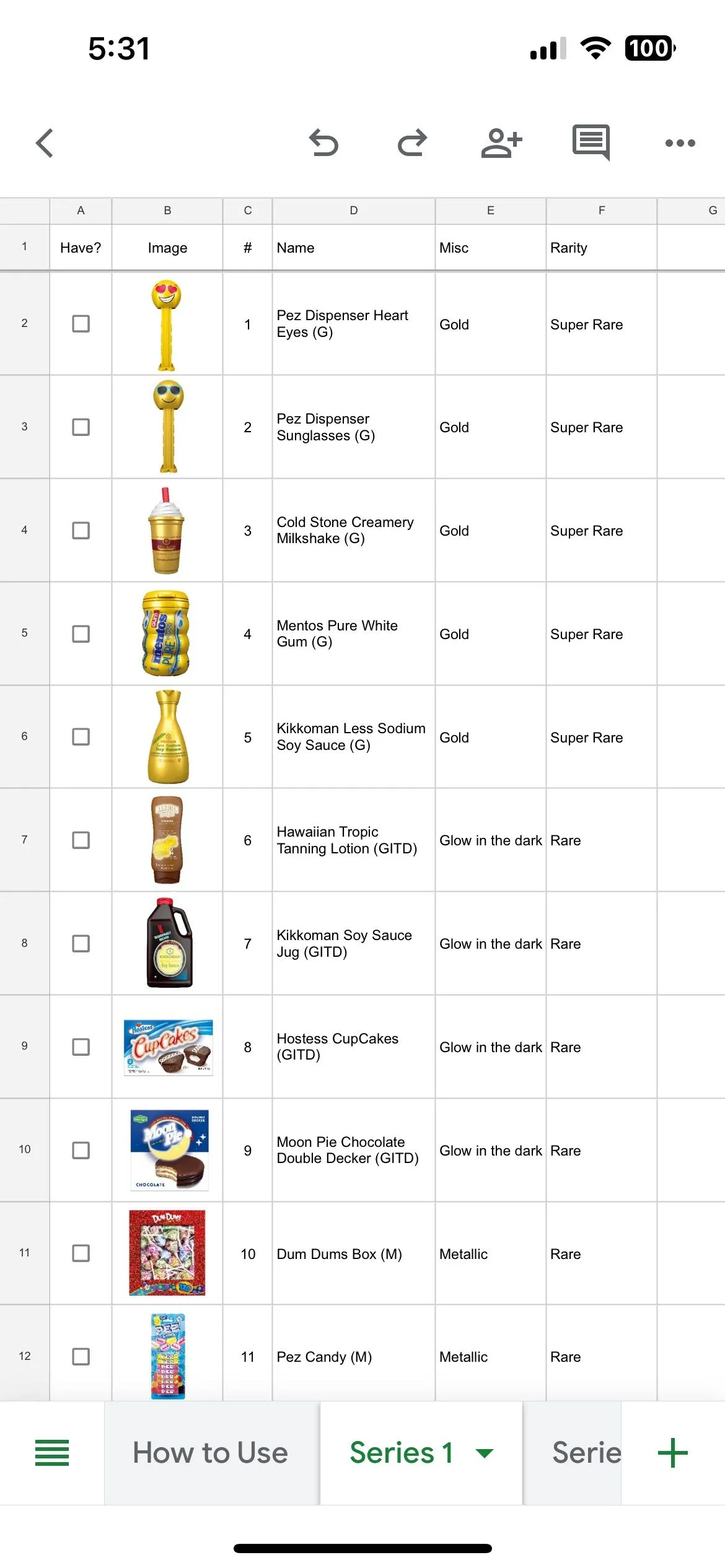 Product image for Mini Brands Digital Checklist